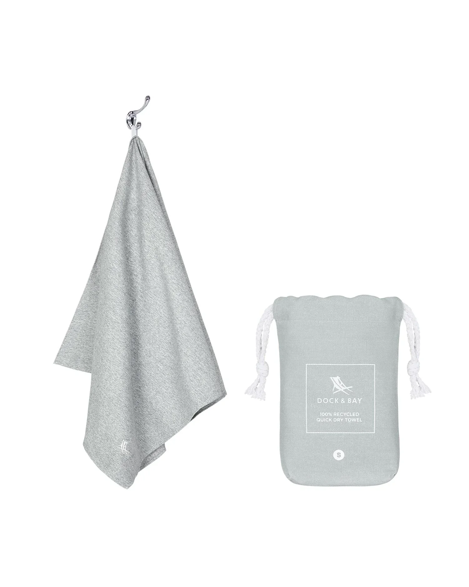 Large Quick Dry Towels - Mountain Grey - Image 4