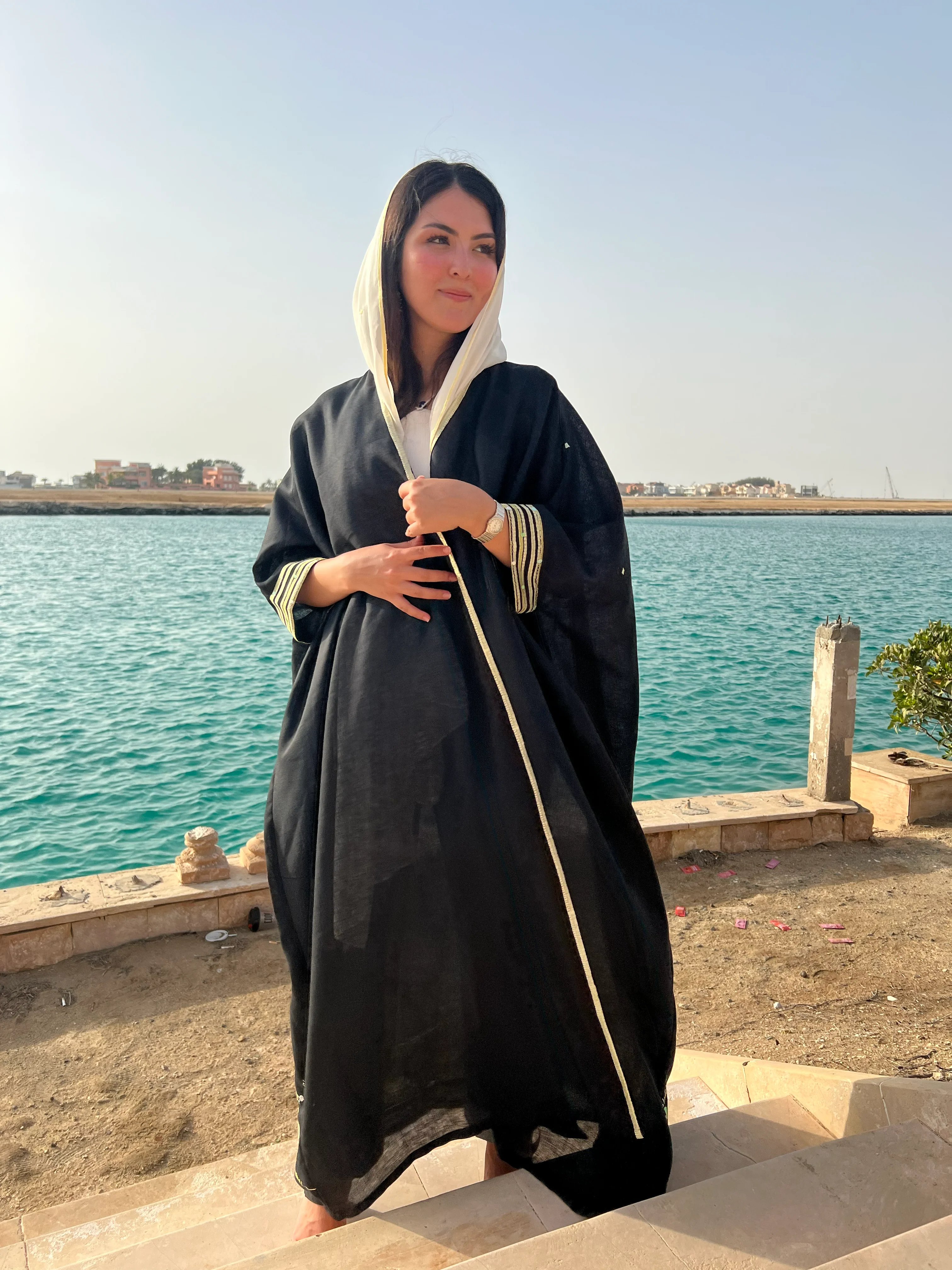 "Gypsy Heart" Abaya | Black - Image 3