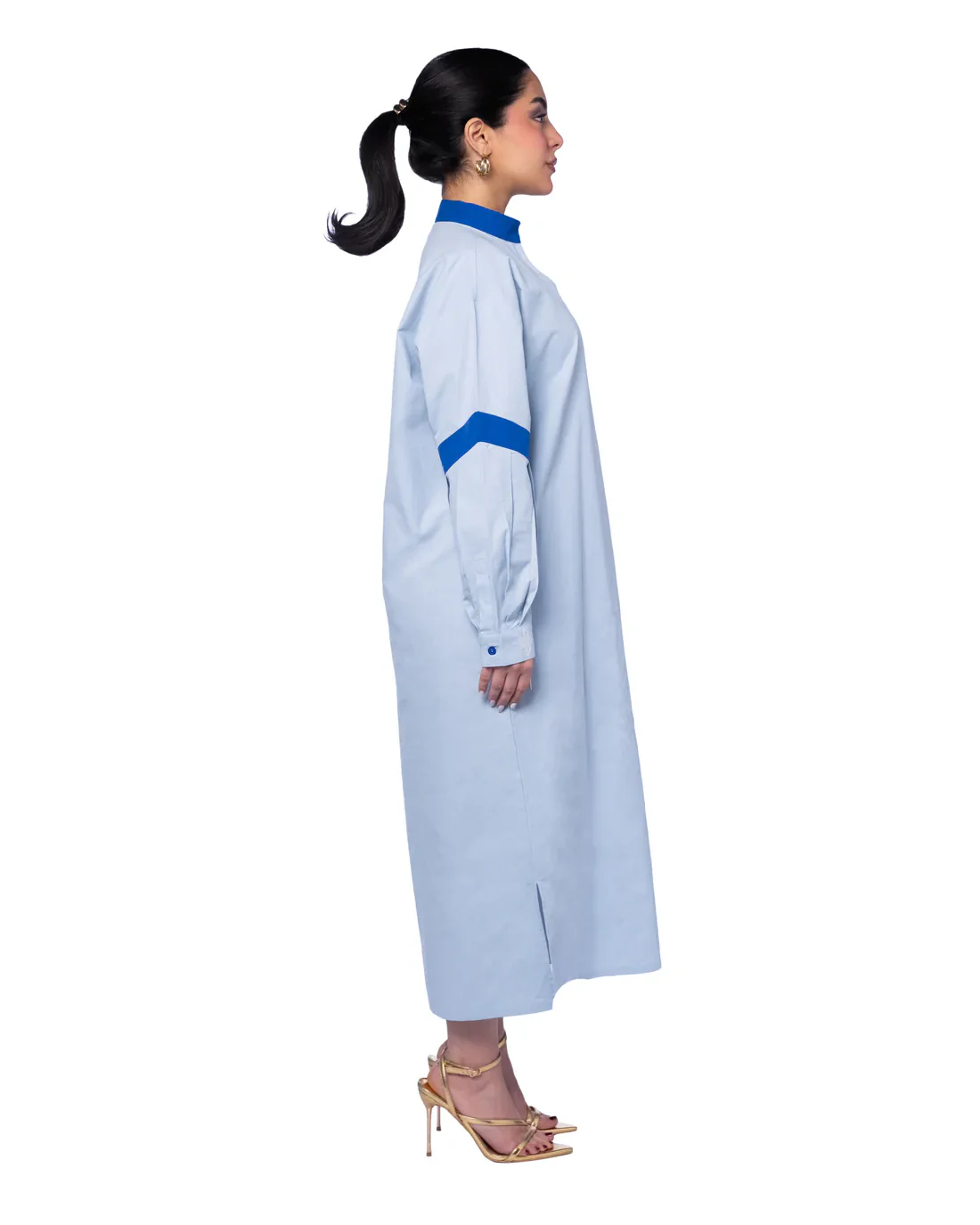Light Blue AlFajer Dress - Image 3