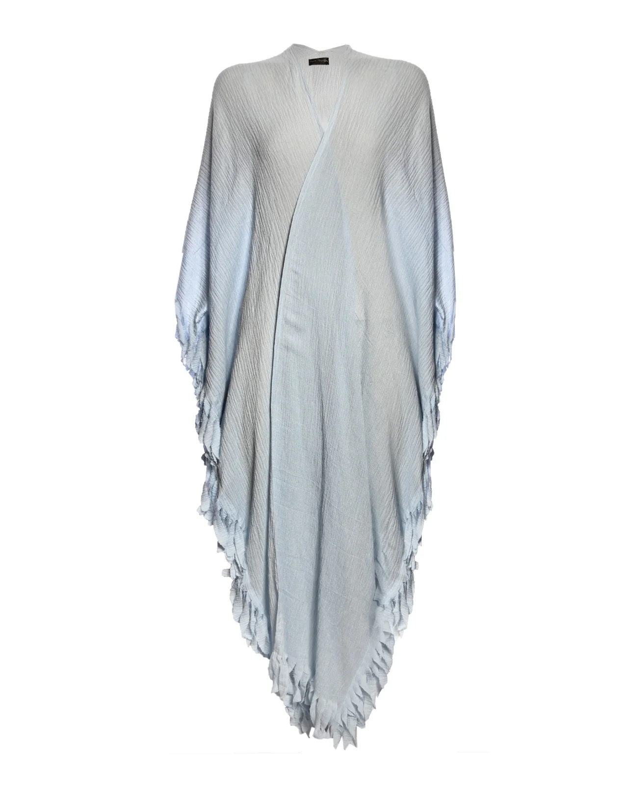 Light Blue Dandana Fringed Abaya