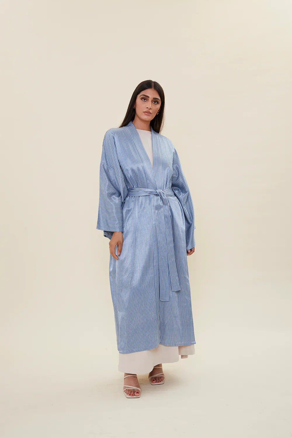Light Blue Lagoon Kimono Abaya