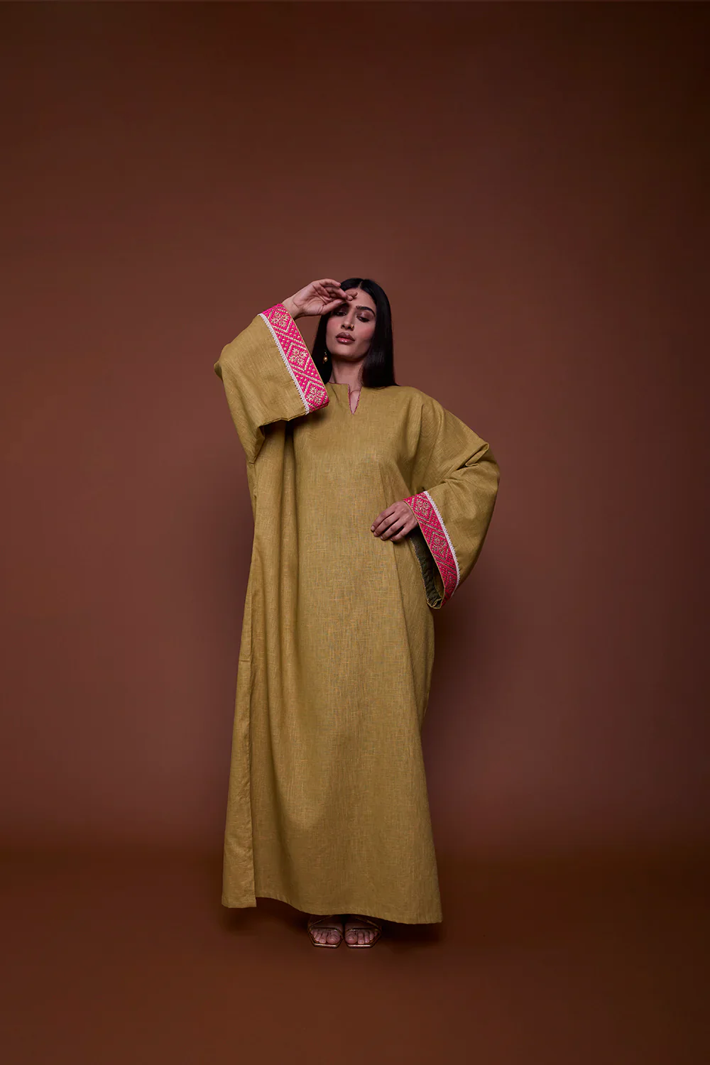 Lime Green Sarah Kaftan - Image 5