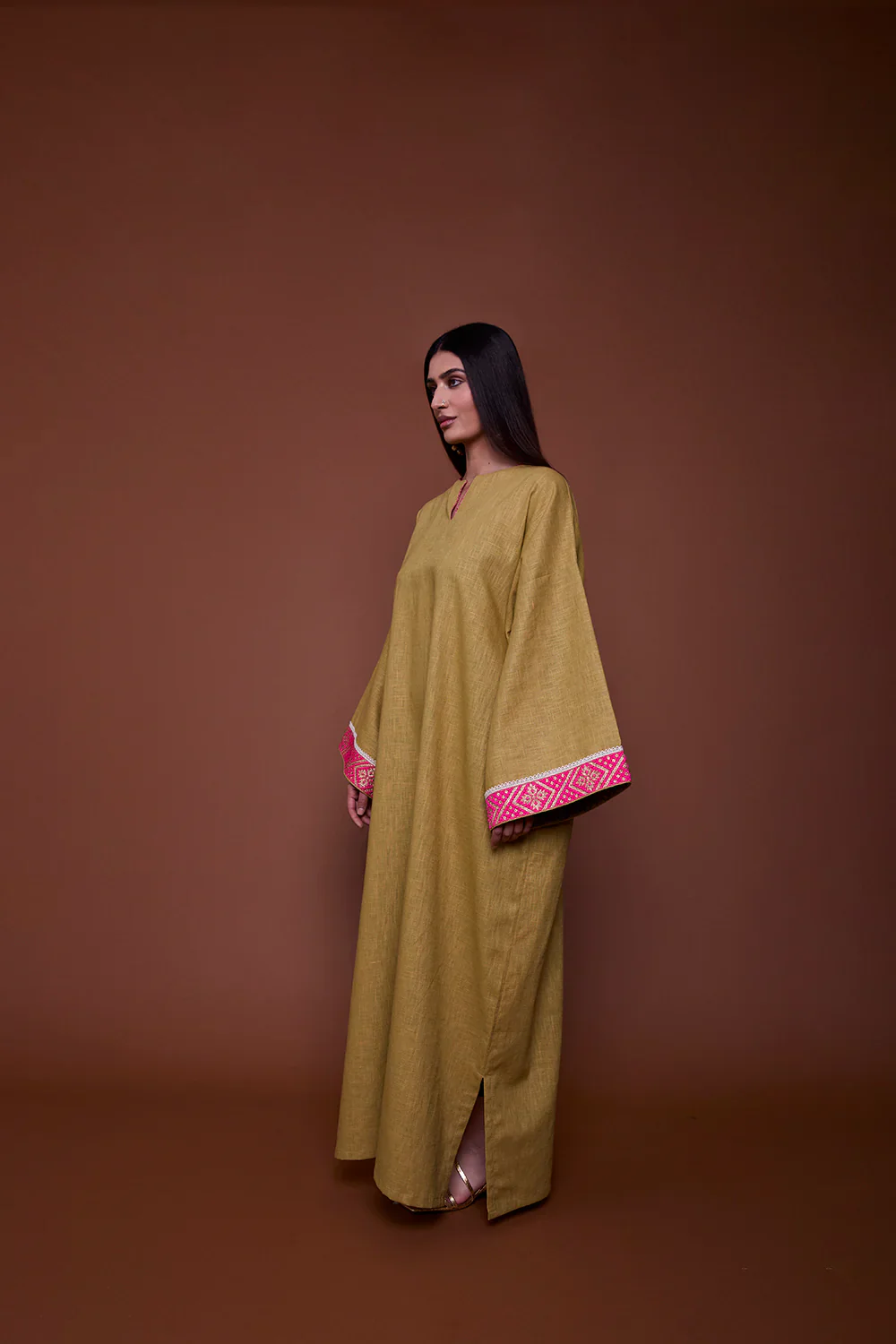 Lime Green Sarah Kaftan - Image 7