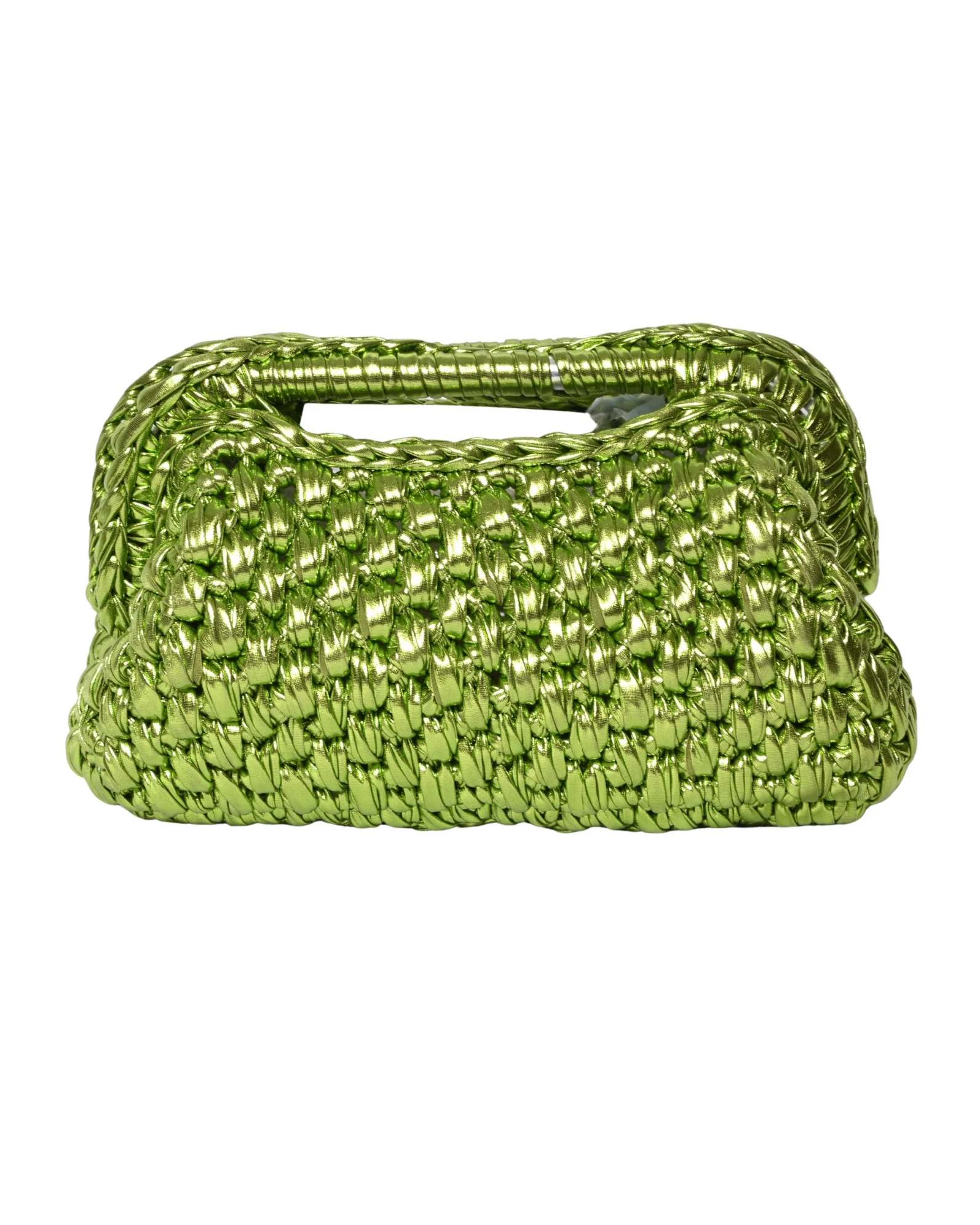 Lime Medium Basket Bag