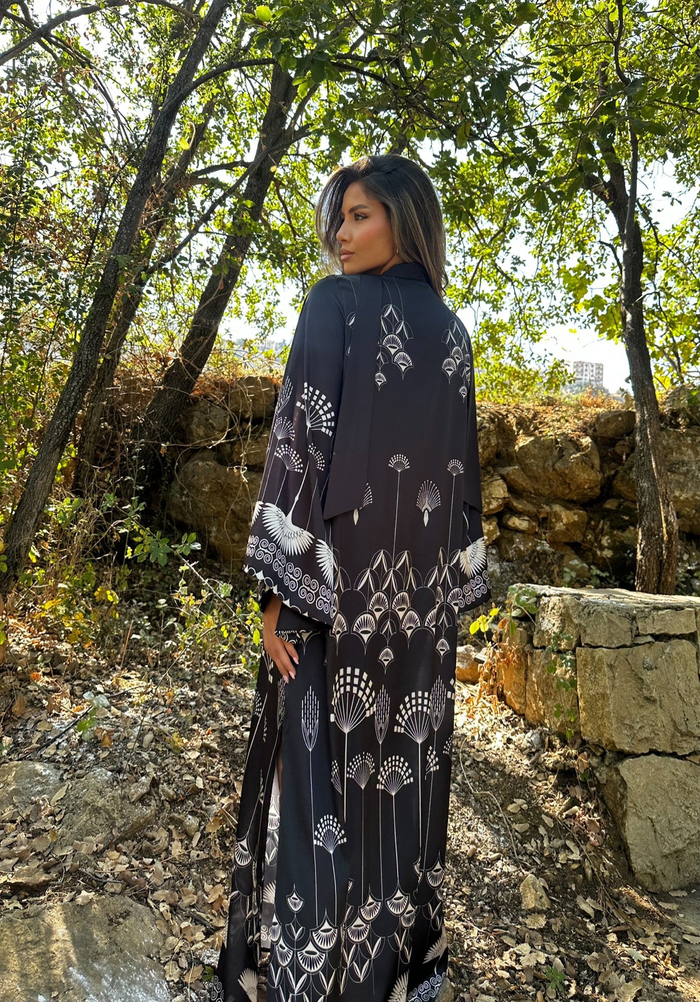 Liv Black Kaftan - Image 4