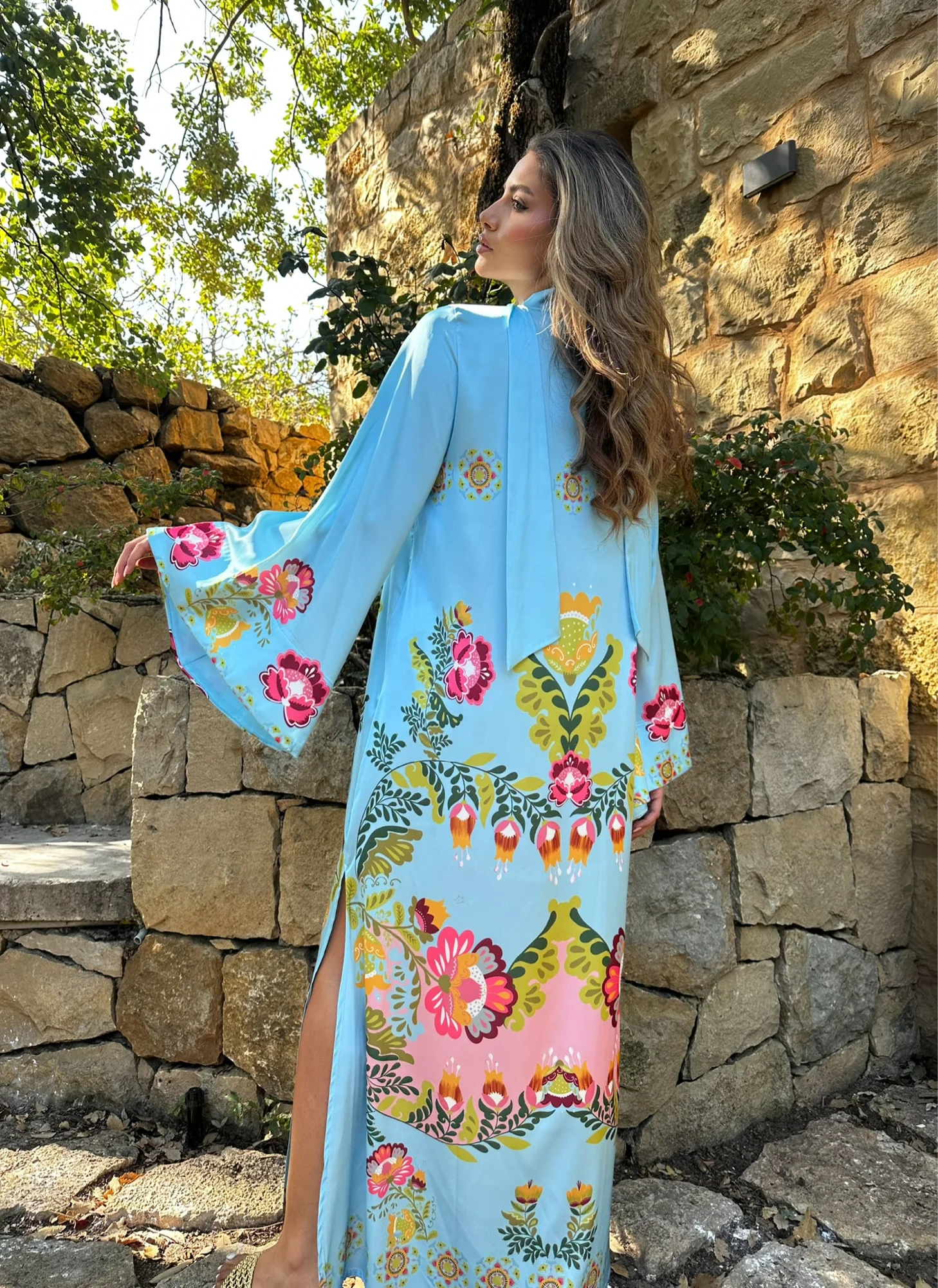 Lola Blue Kaftan - Image 2