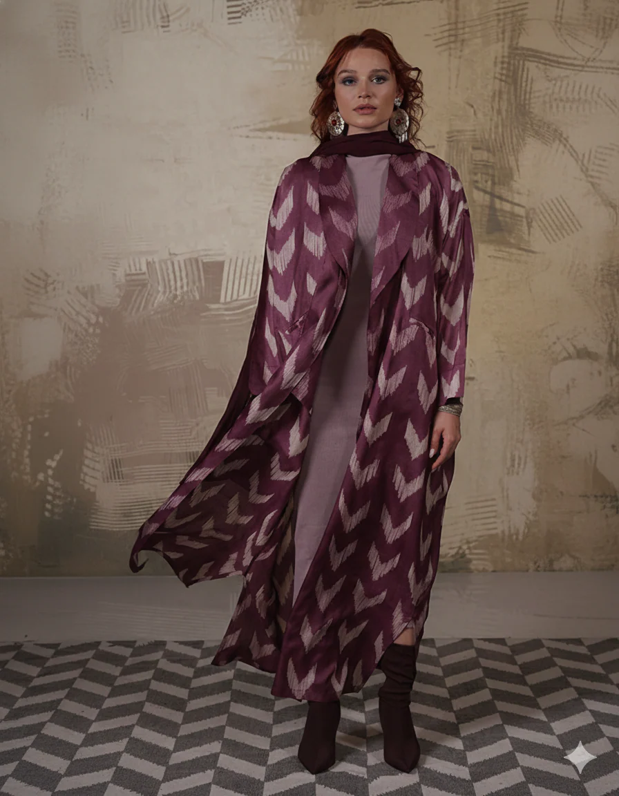 Maroon Areej Abaya