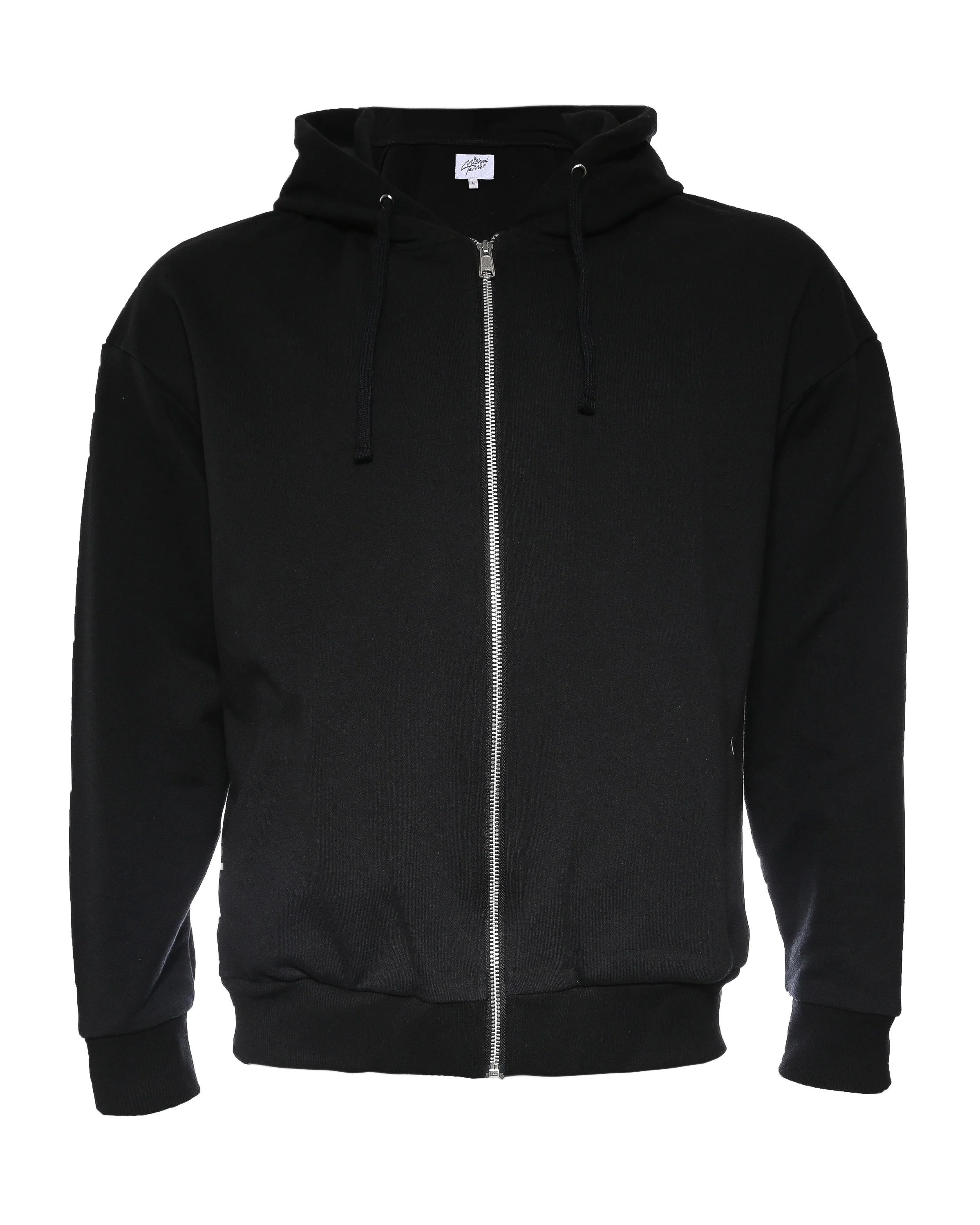 Men’s Black Full-Zip Hoodie
