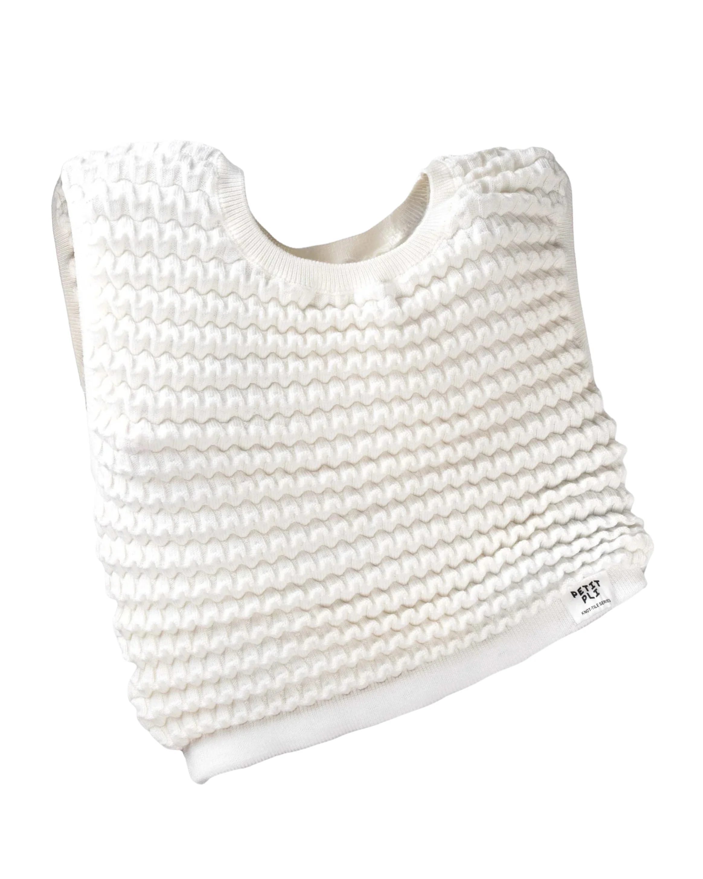 Merino Vest | Milky Way White
