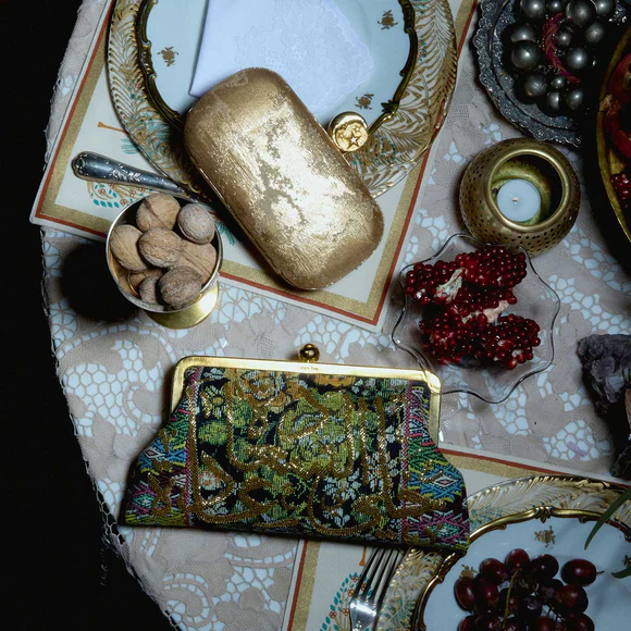 Moon on Gold Box Clutch - Image 2