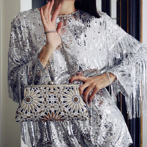 Moroccan Gold Classis Bag - Image 2