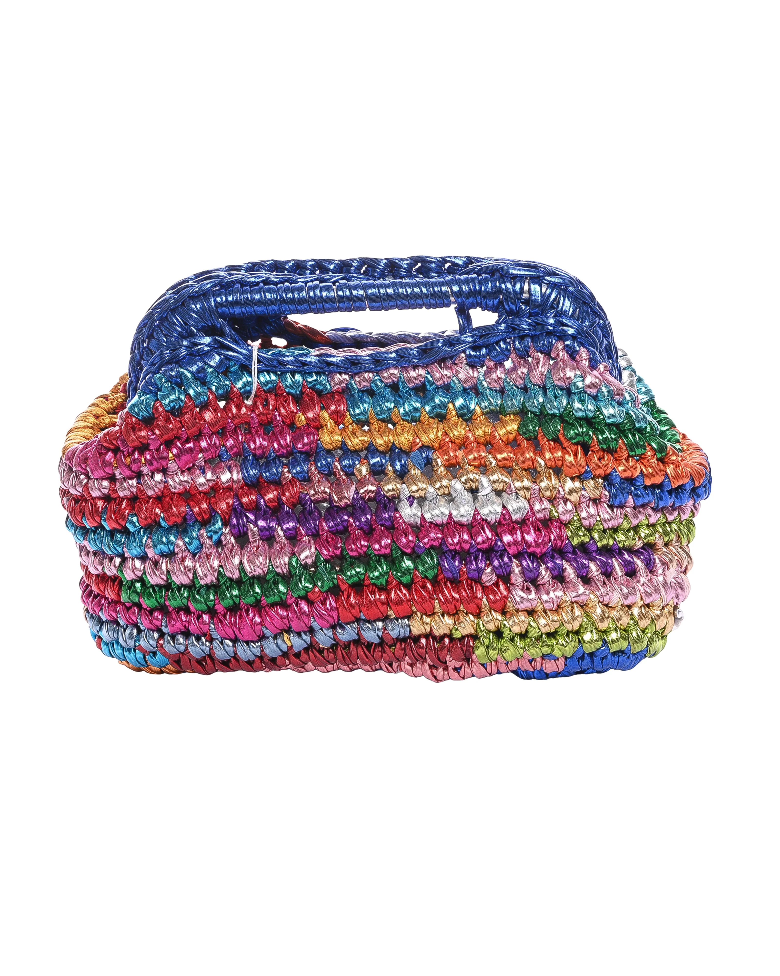 Multicolor Basket Bag