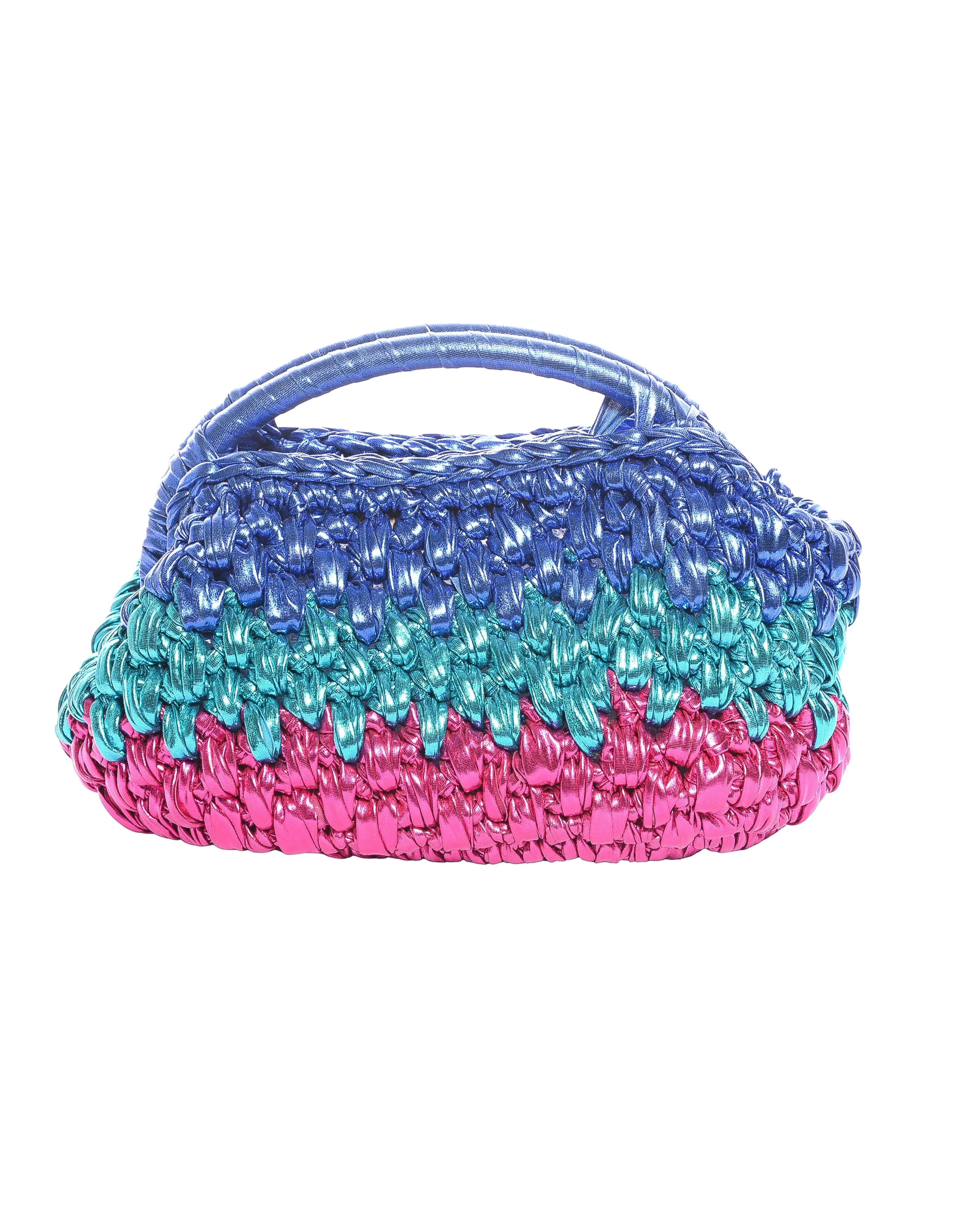Multicolor Basket Bag