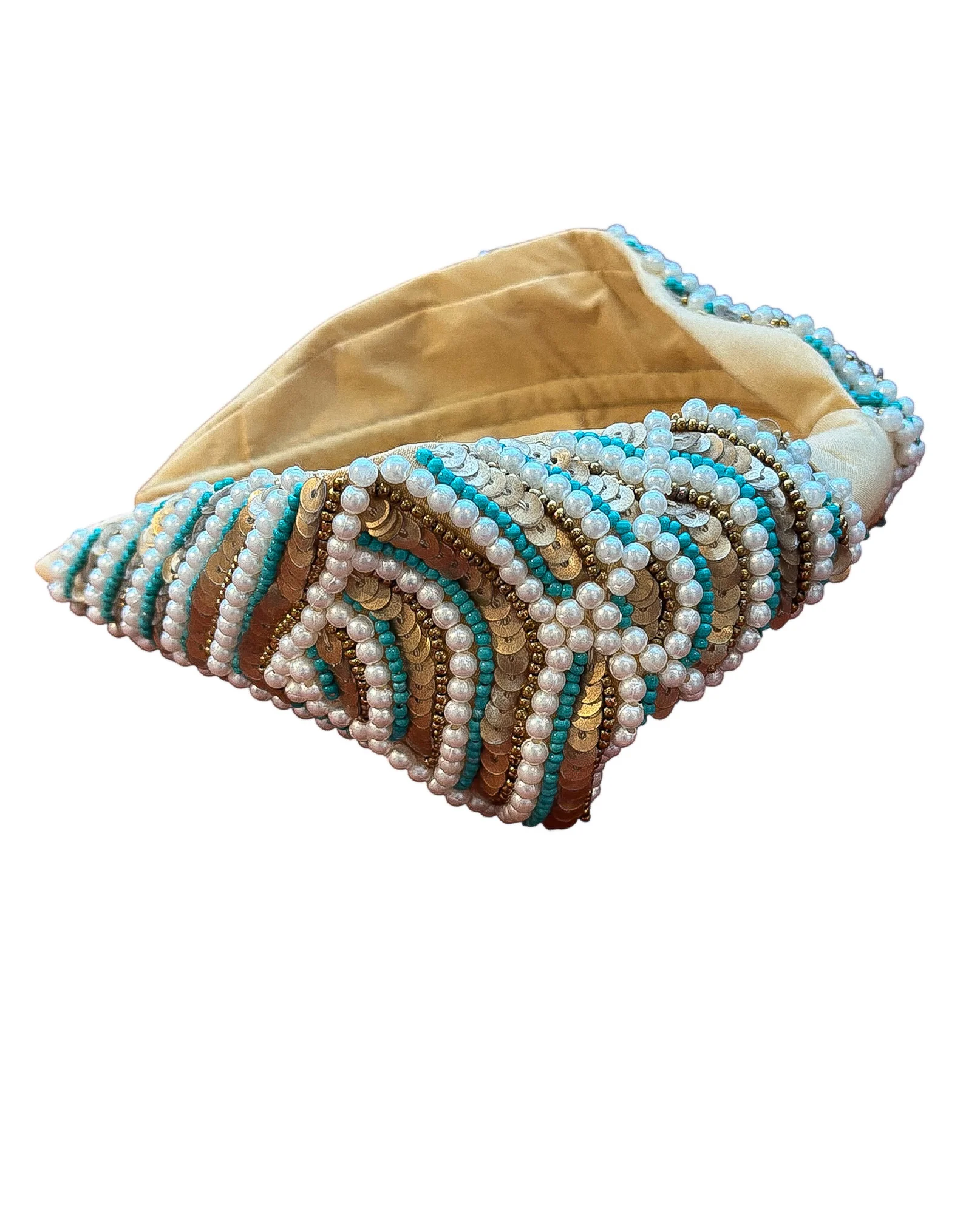 Multicolor Beaded Headband - Image 2