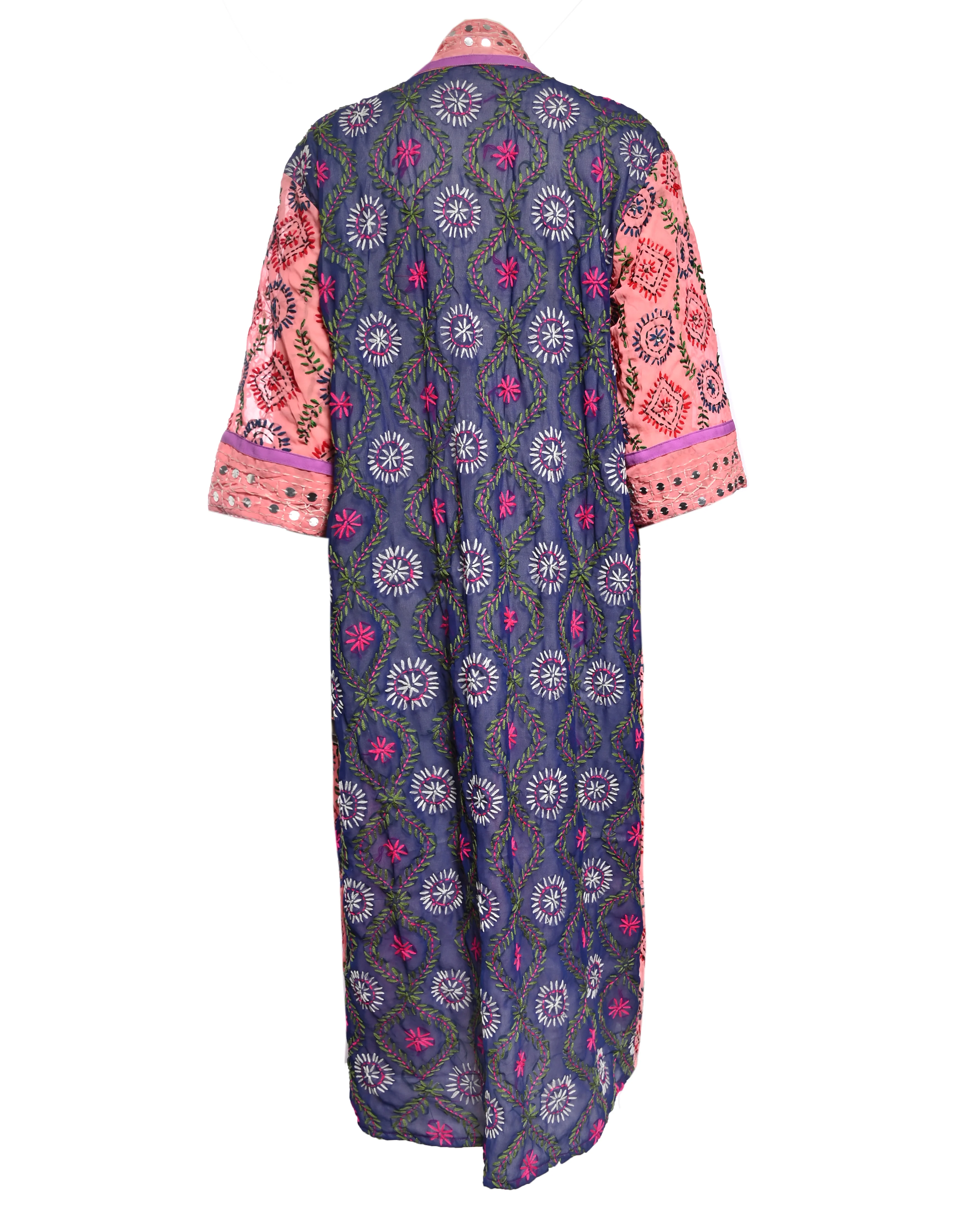 Multicolor Embroidered Kimono - Image 2