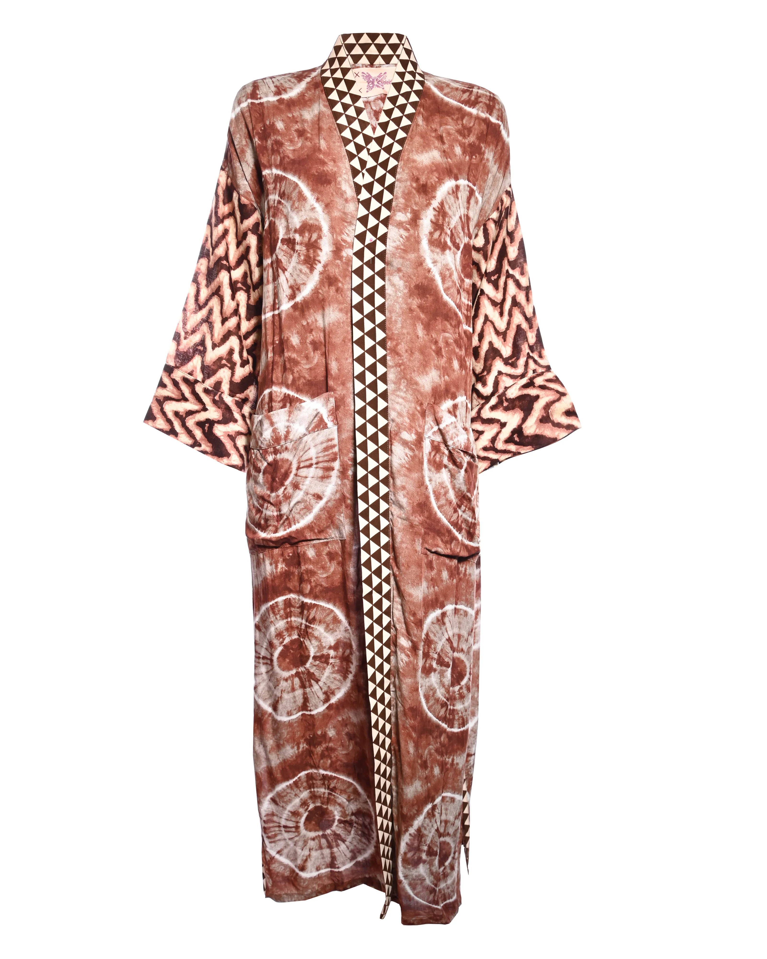 Multicolor Sand Kimono Abaya