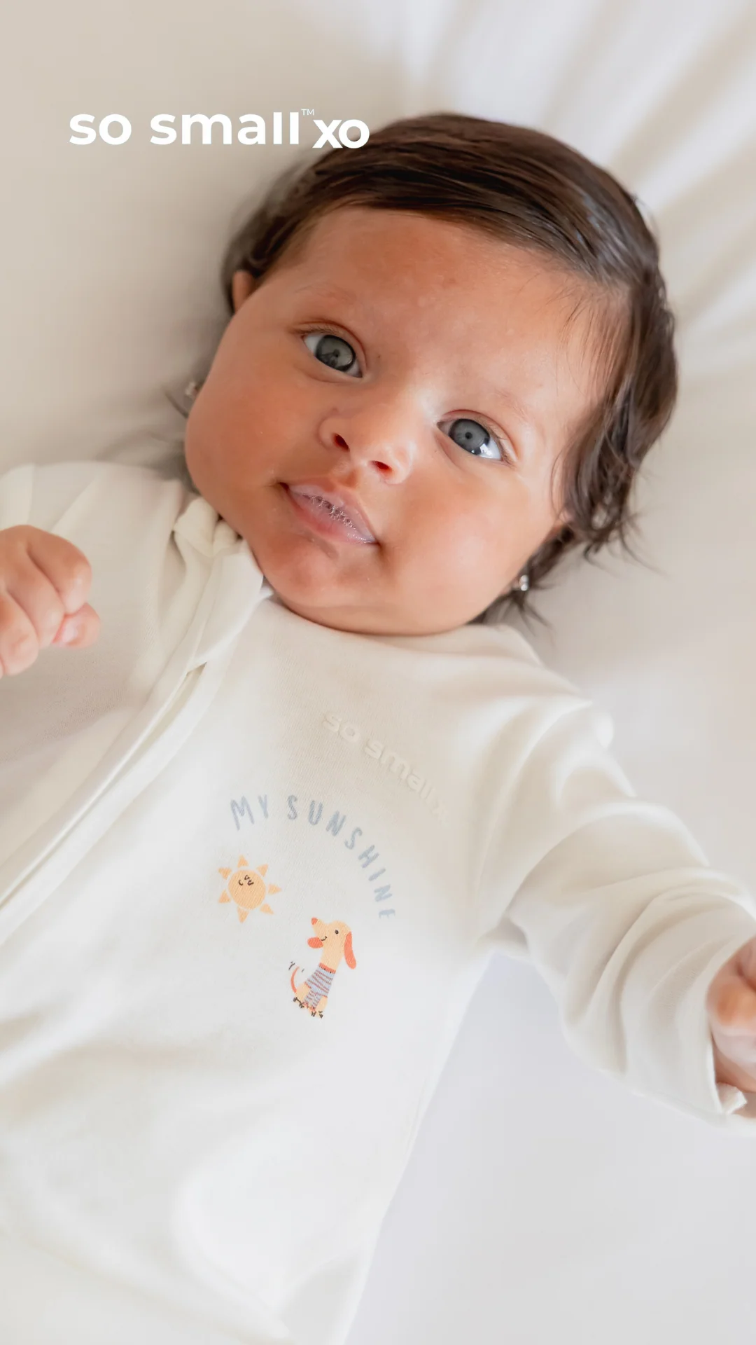"My Sunshine" Zipper Footie - Image 3