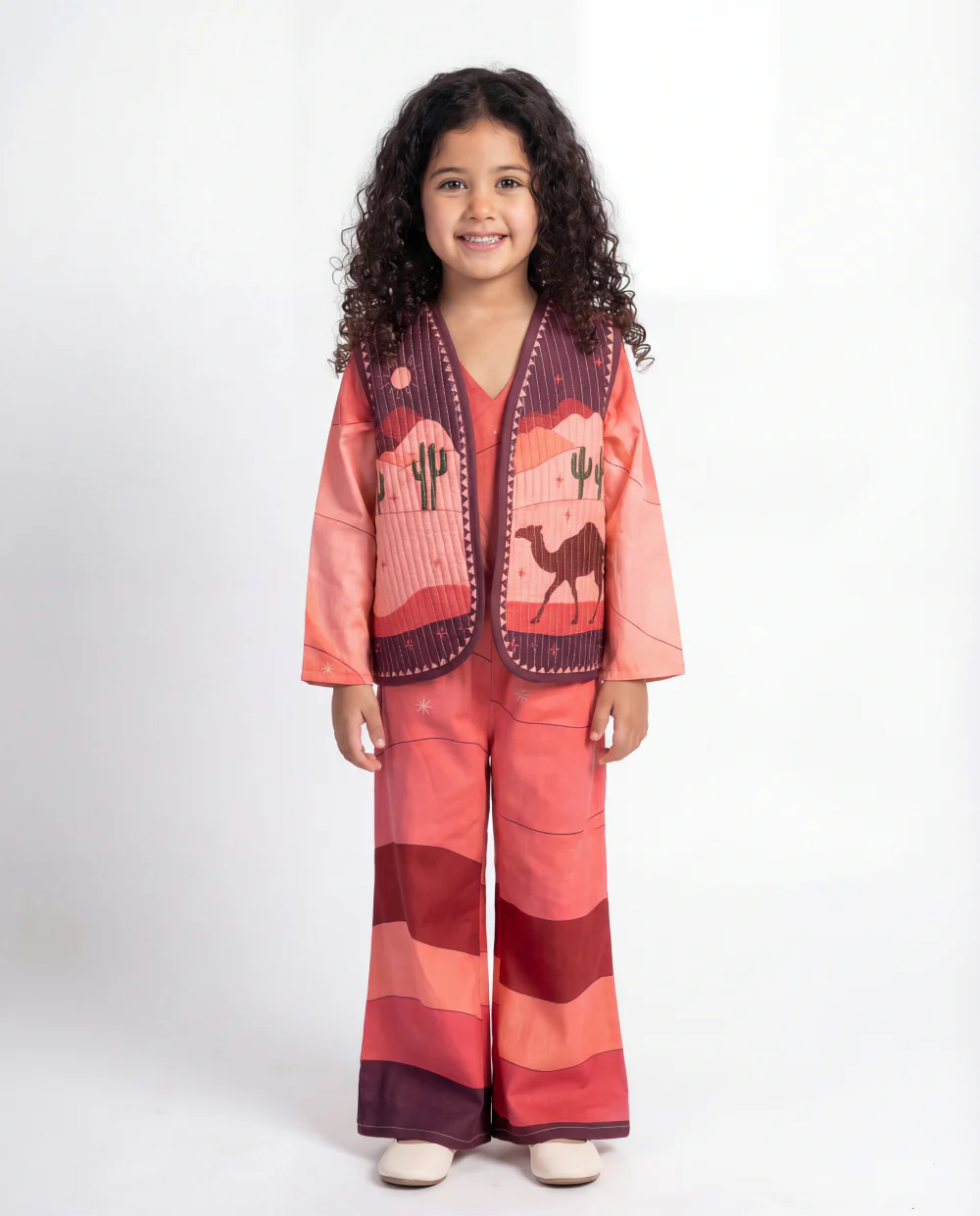 Najdia Vest/Jumpsuit Set