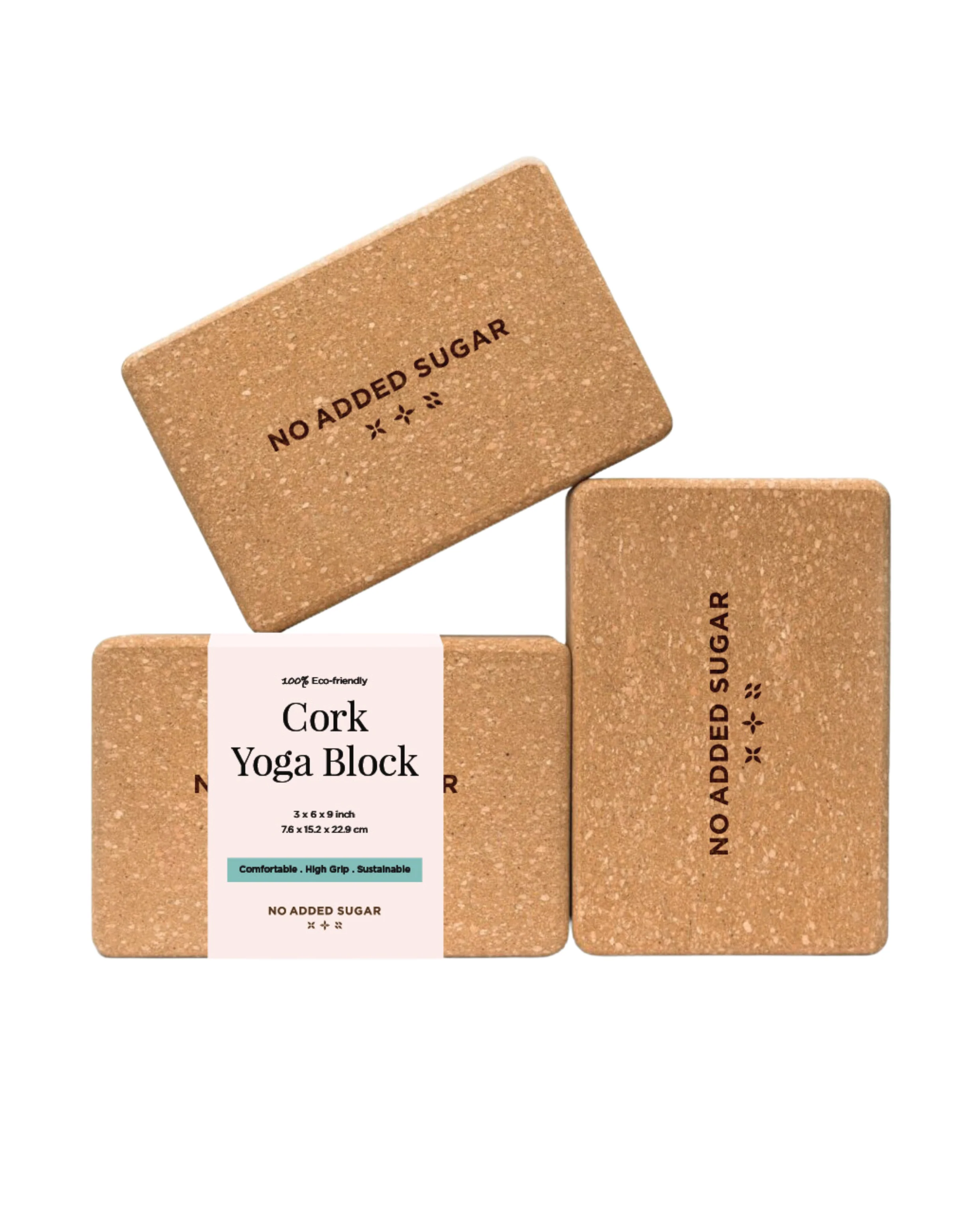 Natural Cork Yoga Block - Image 2