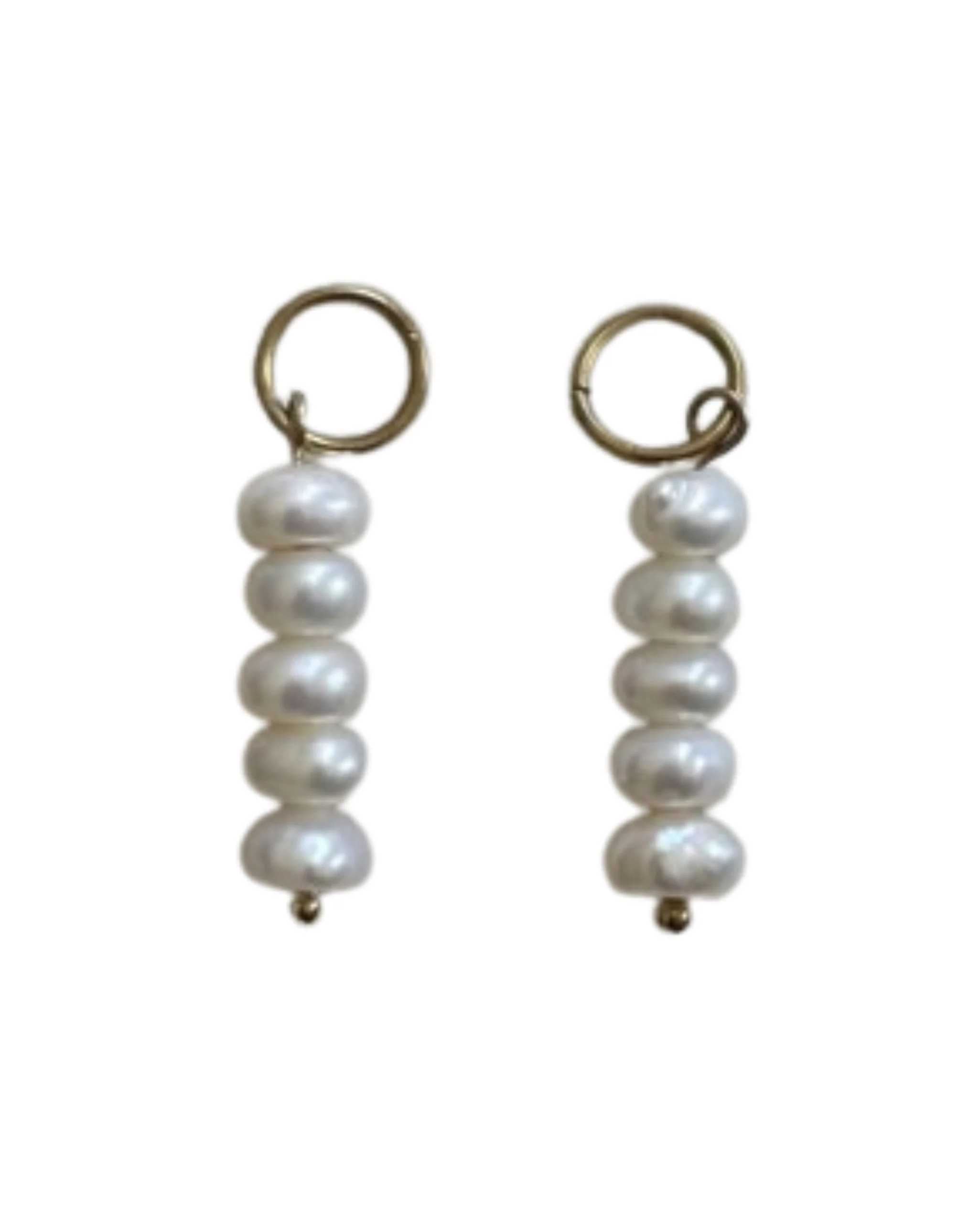 Natural Pearl Stack Charm