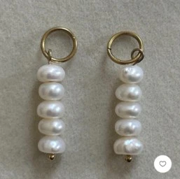 Natural Pearl Stack Charm - Image 2
