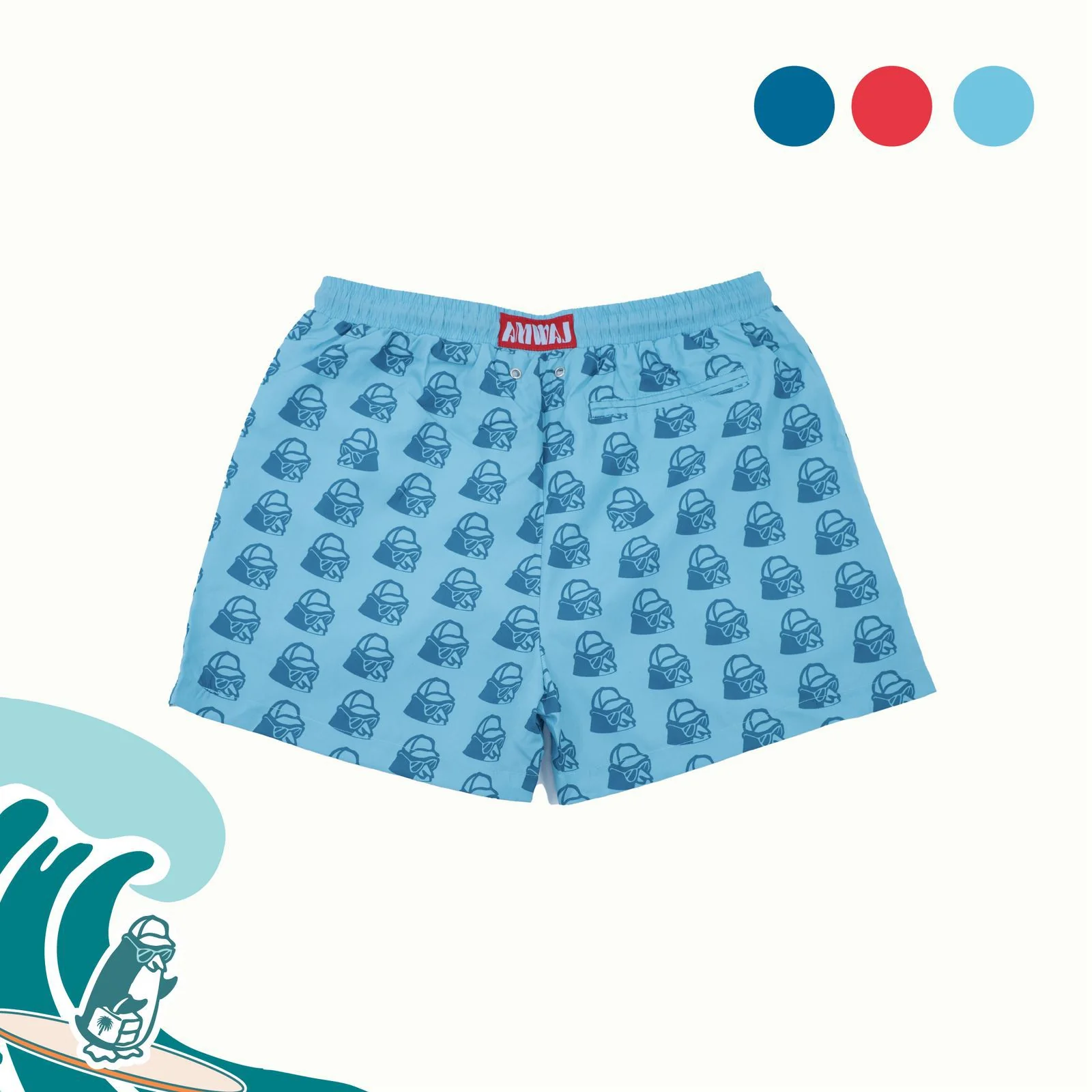 "Odd One Out" Swim Trunk - Image 5