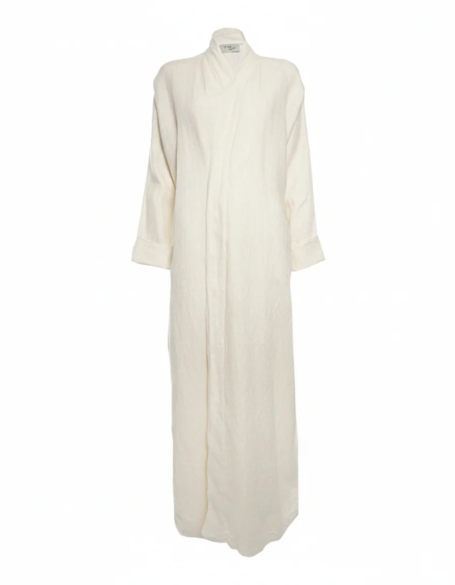 Off-White Linen Abaya