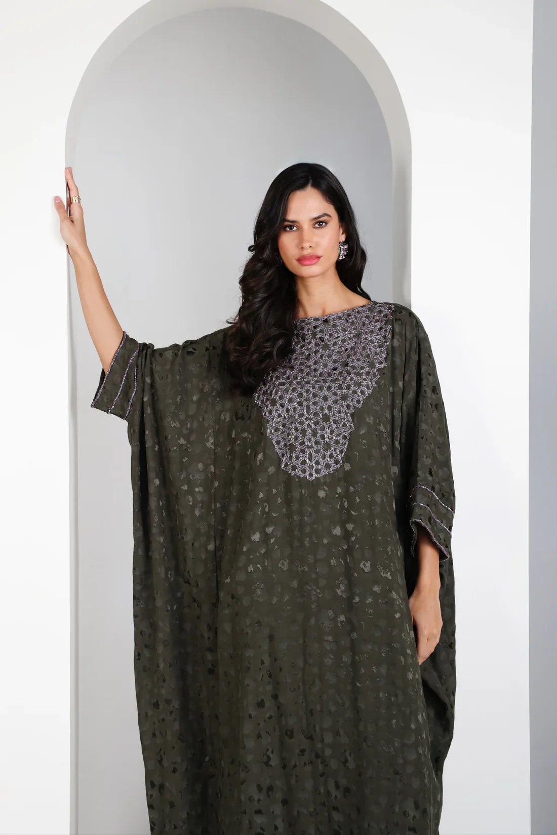 Olive Areej Kaftan - Image 2