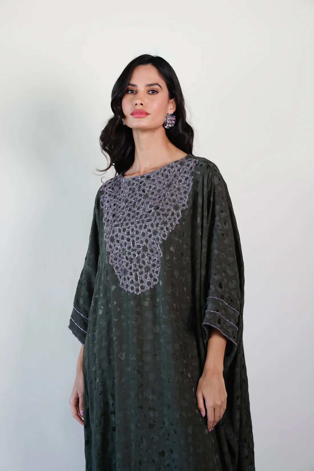 Olive Areej Kaftan - Image 3