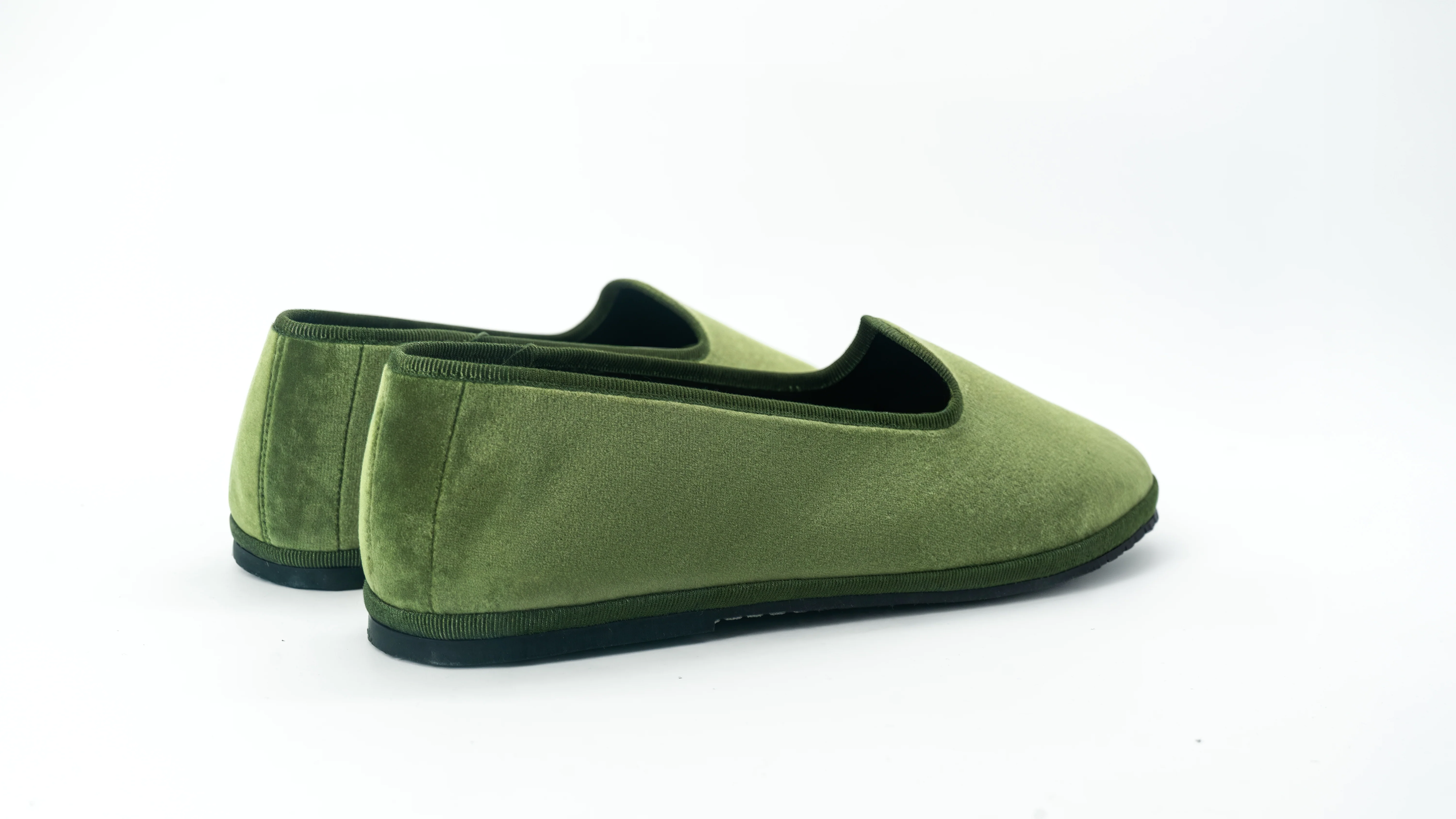 Olive Friulana Velvet Loafer - Image 3