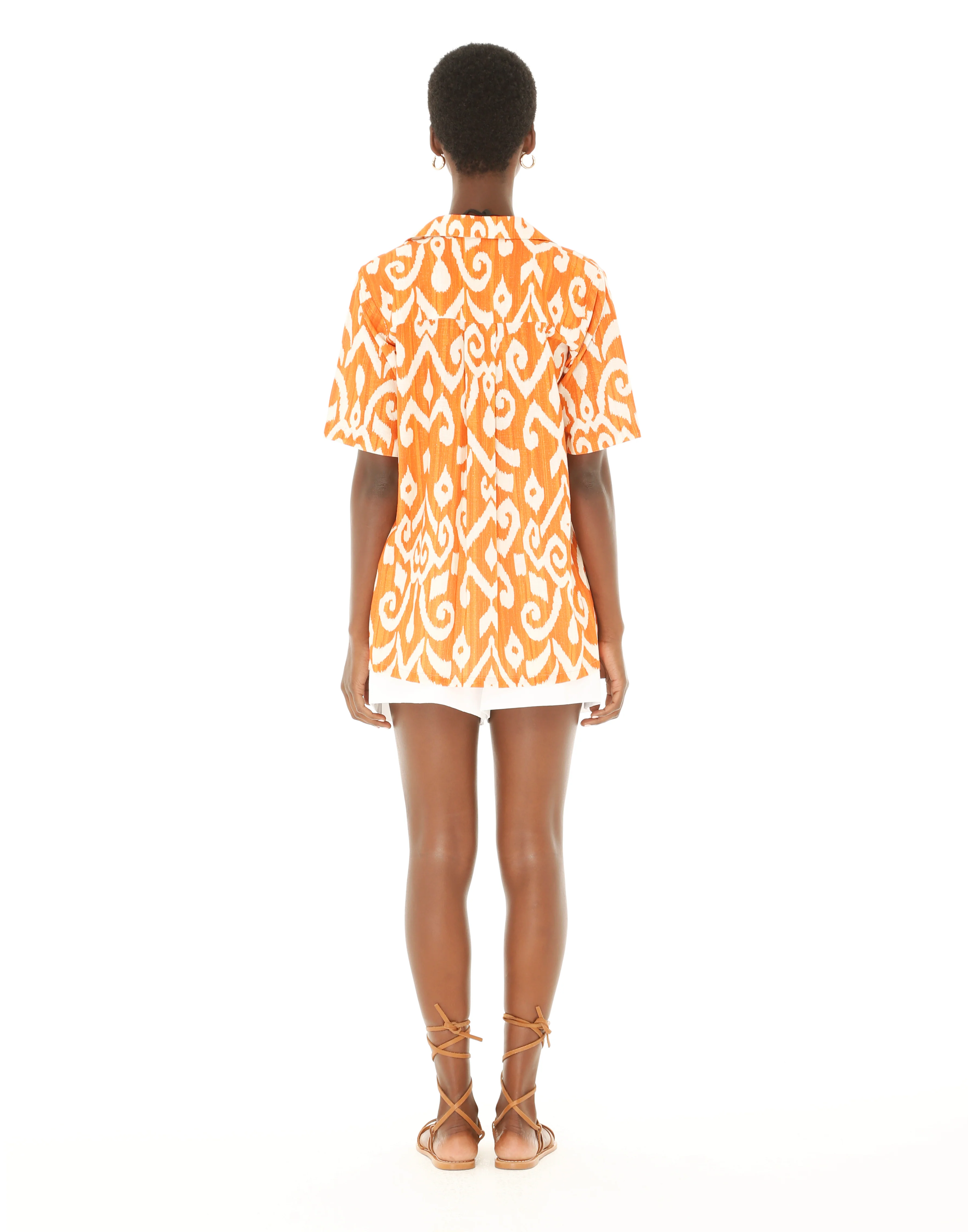 Orange Linden Short Sleeve Shirt - Image 2