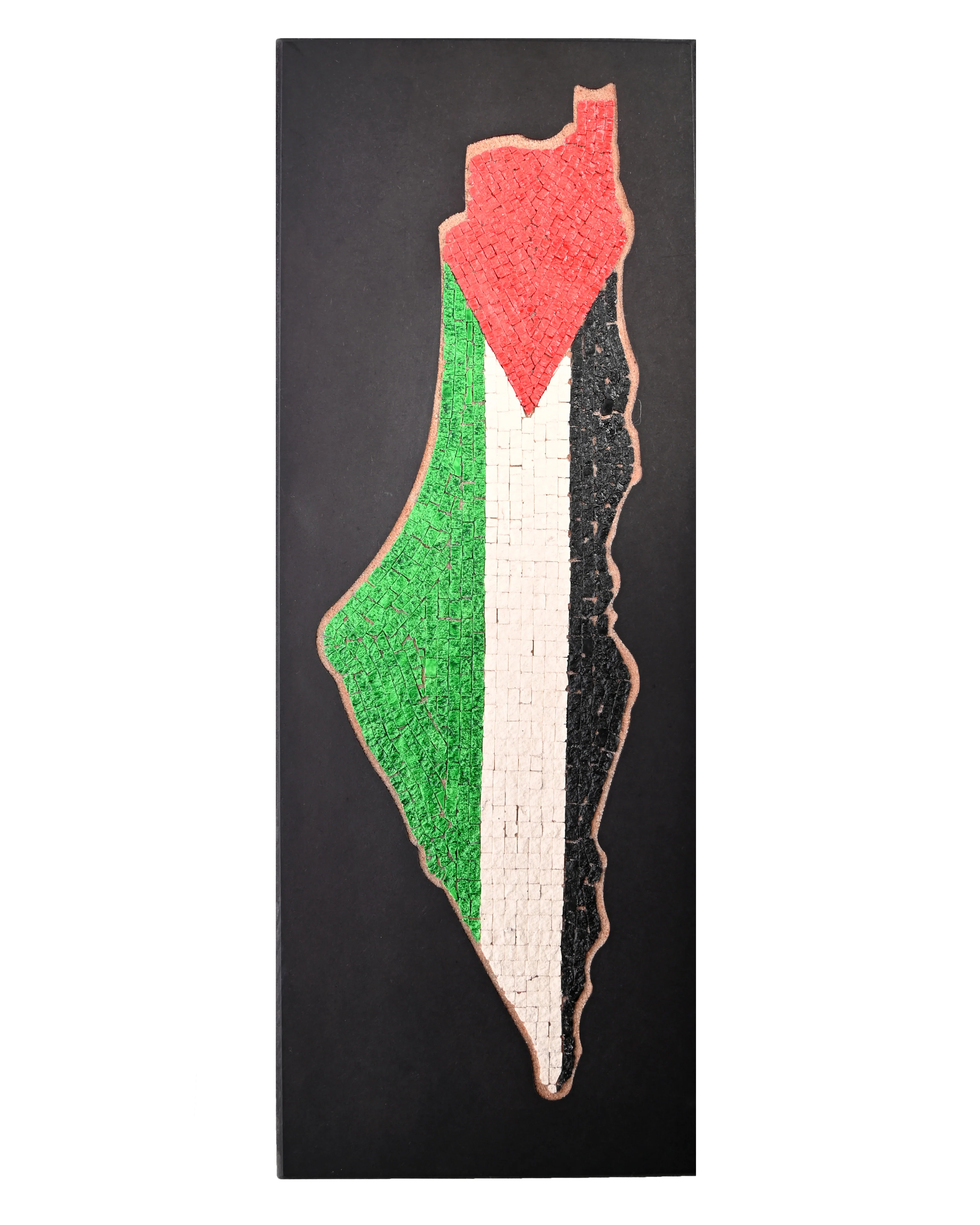 Palestine Map Mosaic Frame