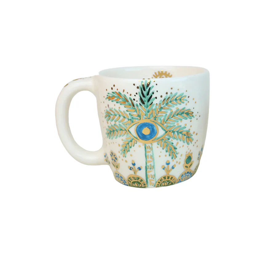 Palm Tree Celestial Ceramic Mug