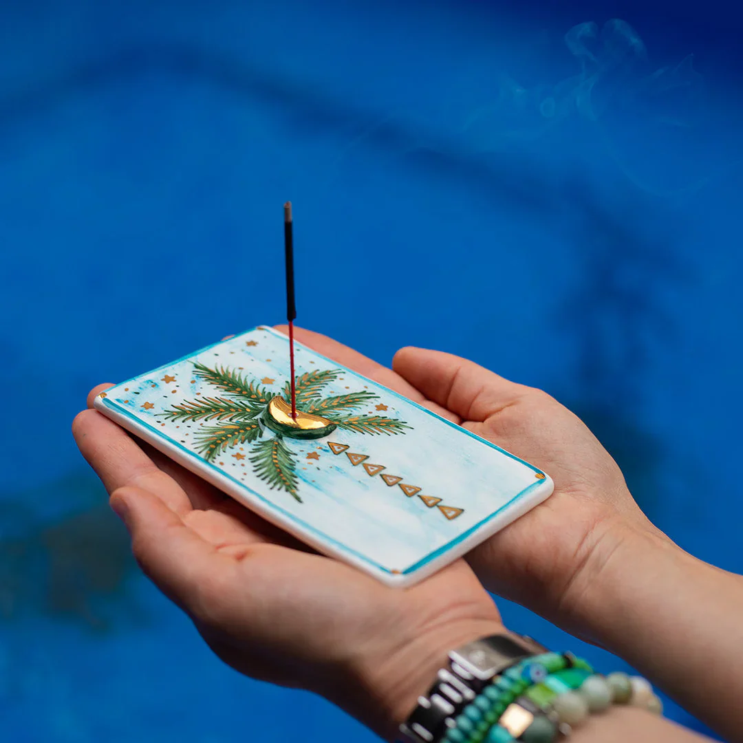 Palm Tree Incense Burner Tableware - Image 2