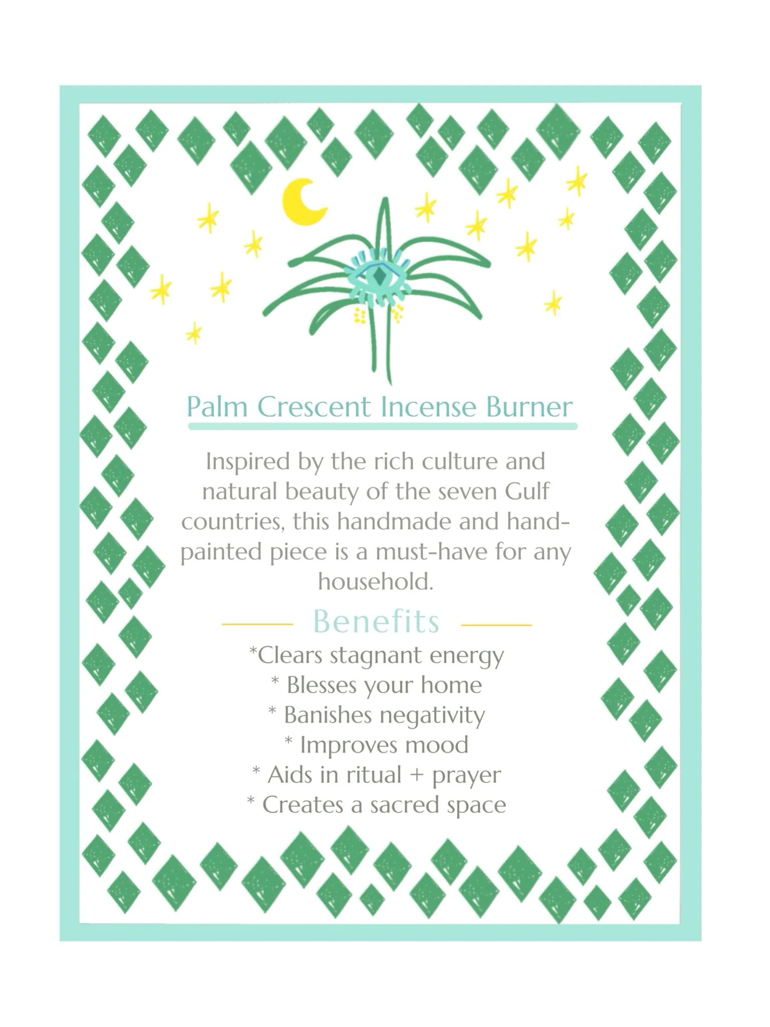 Palm Tree Incense Burner Tableware - Image 5