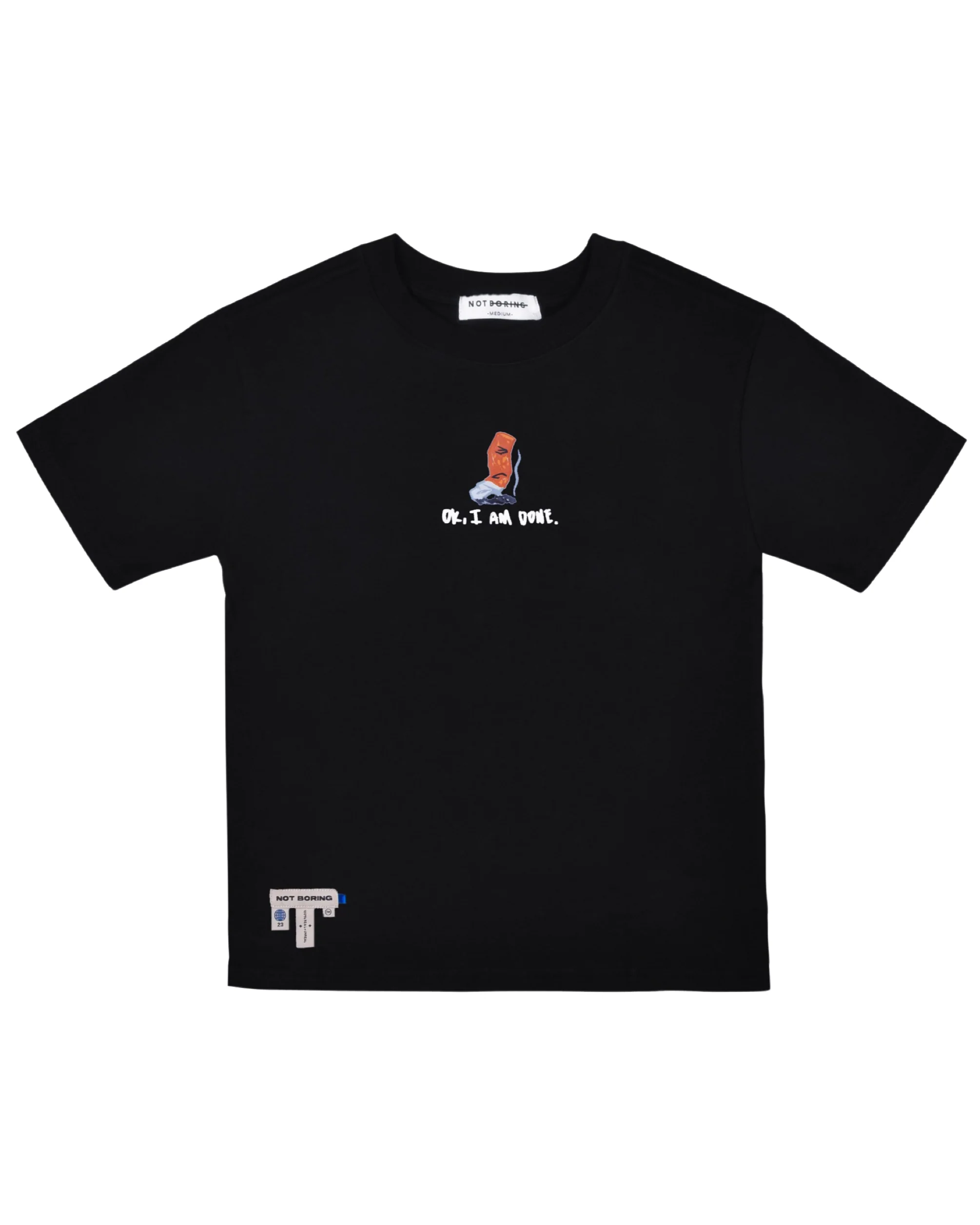 Part-time Penguin Black T-shirt - Image 2