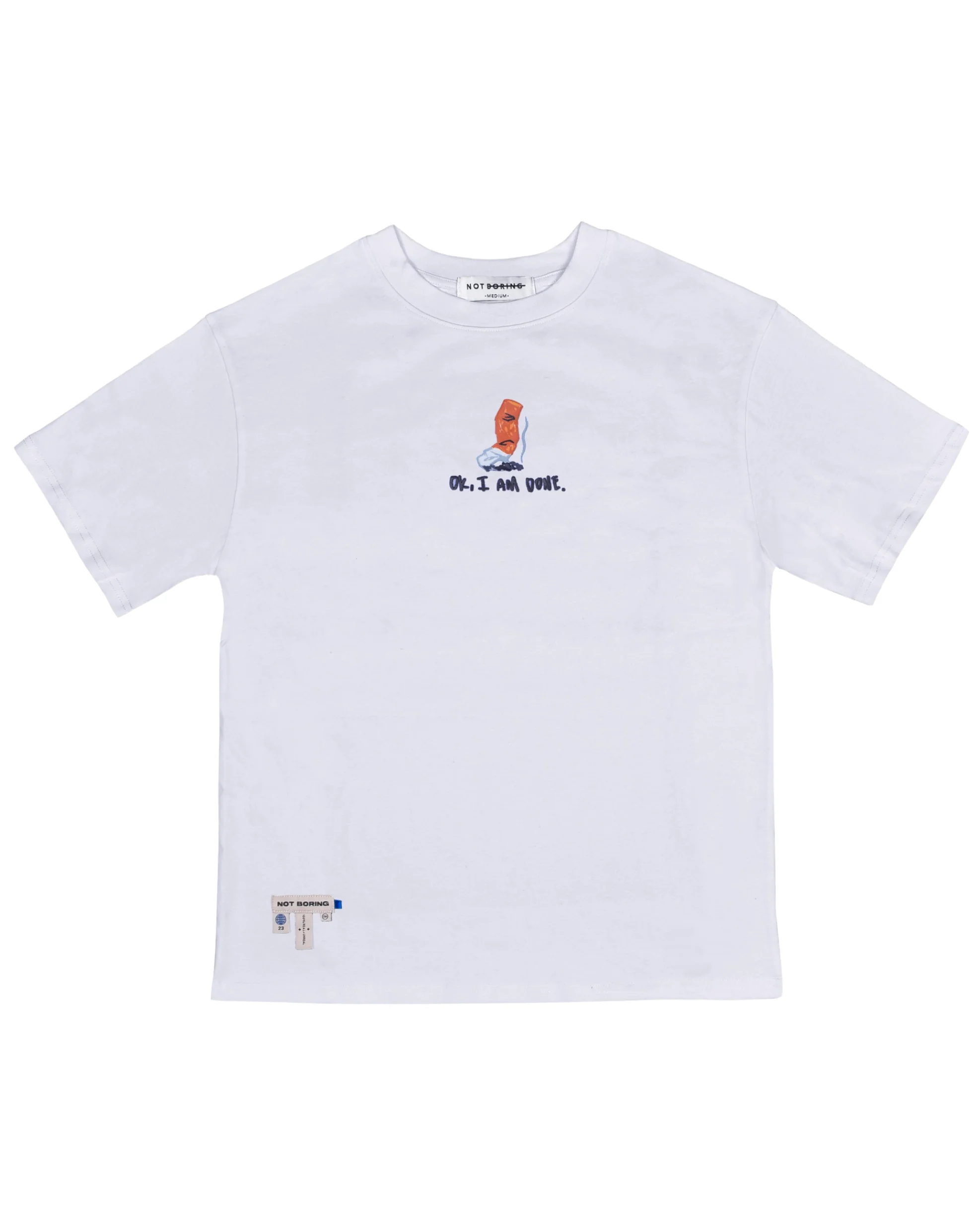 Part-time Penguin White T-shirt - Image 2