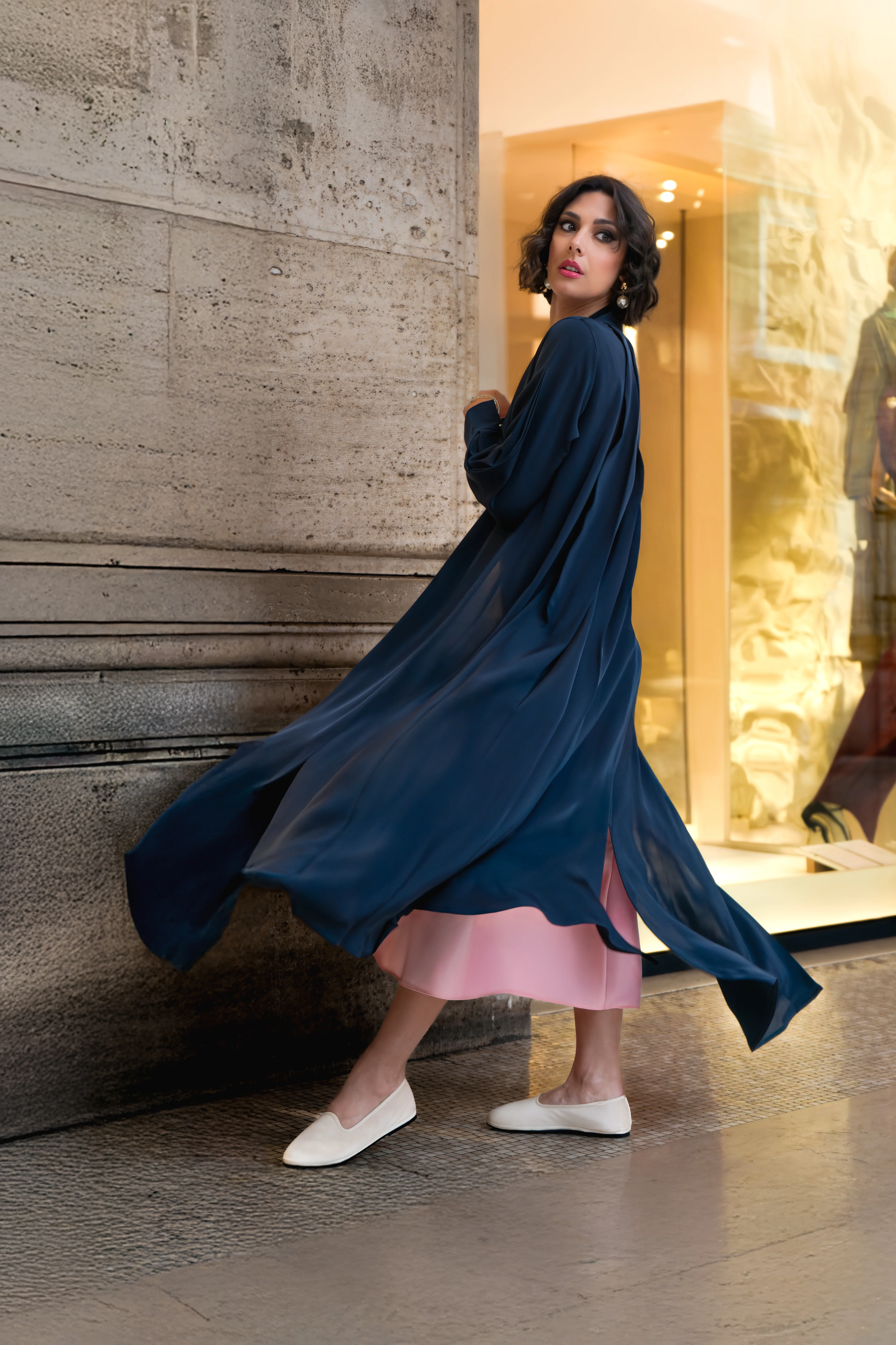 Pearl Friulana Velvet Loafer - Image 2