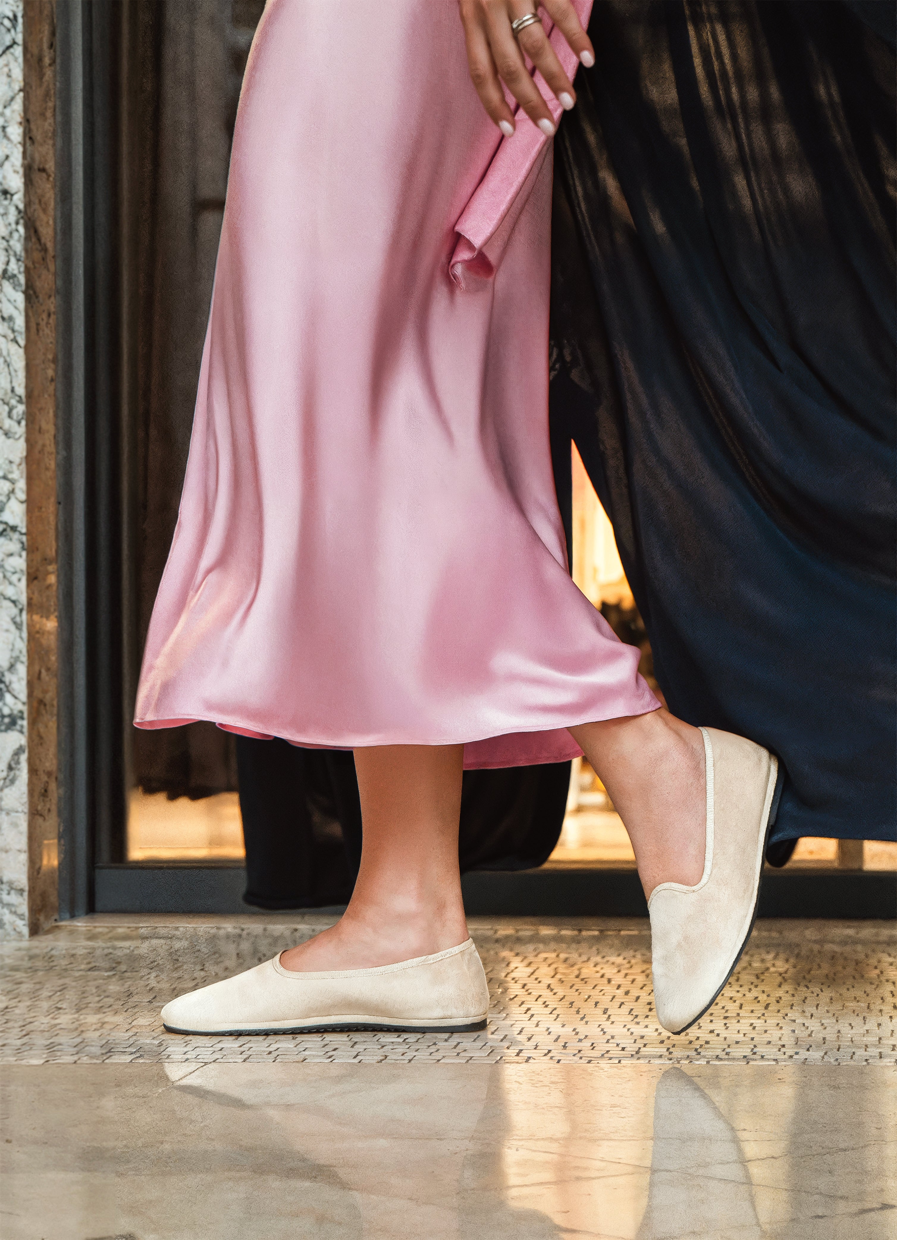 Pearl Friulana Velvet Loafer - Image 3