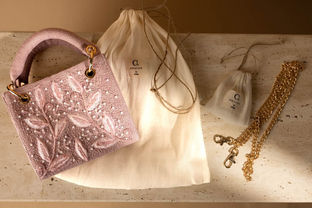 Pink Pearls Bag - Image 9