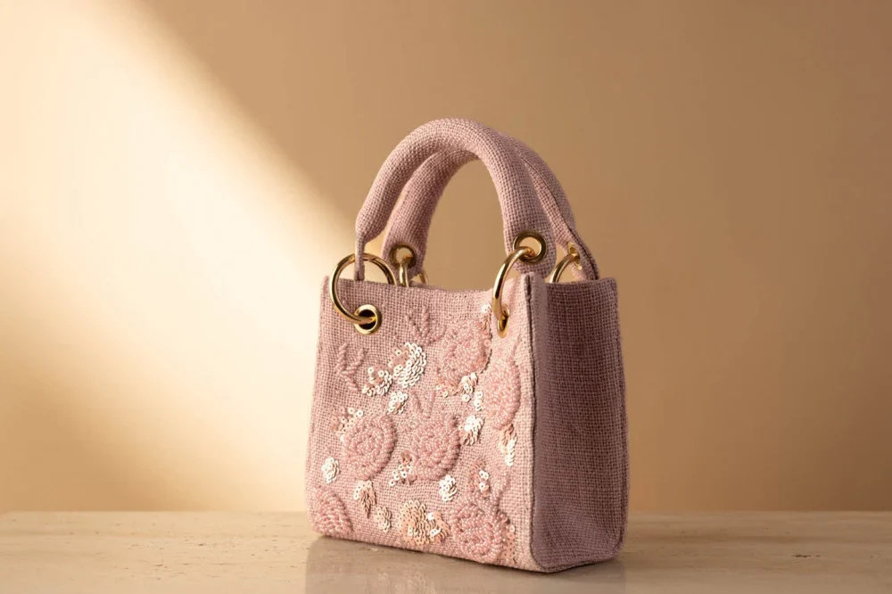 Pink Peony Bag - Image 4