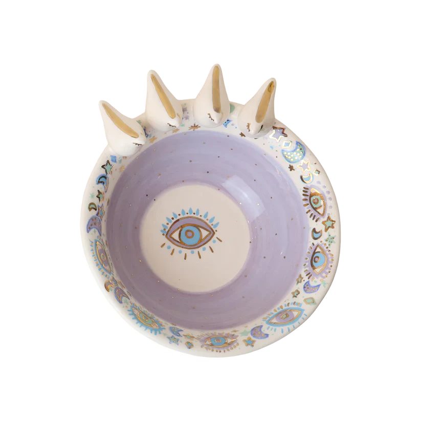 Purple 3D Bird Ceramic Bowl | Small - Image 2