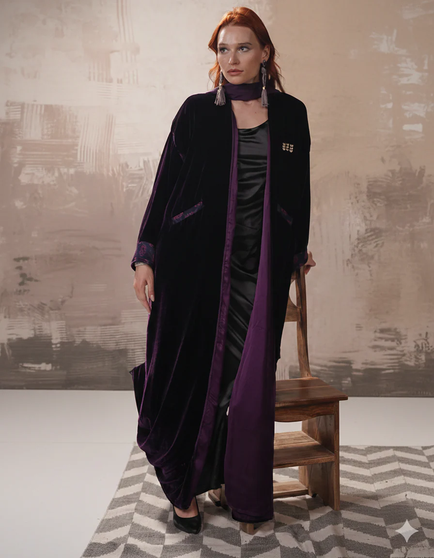Purple Anum Abaya