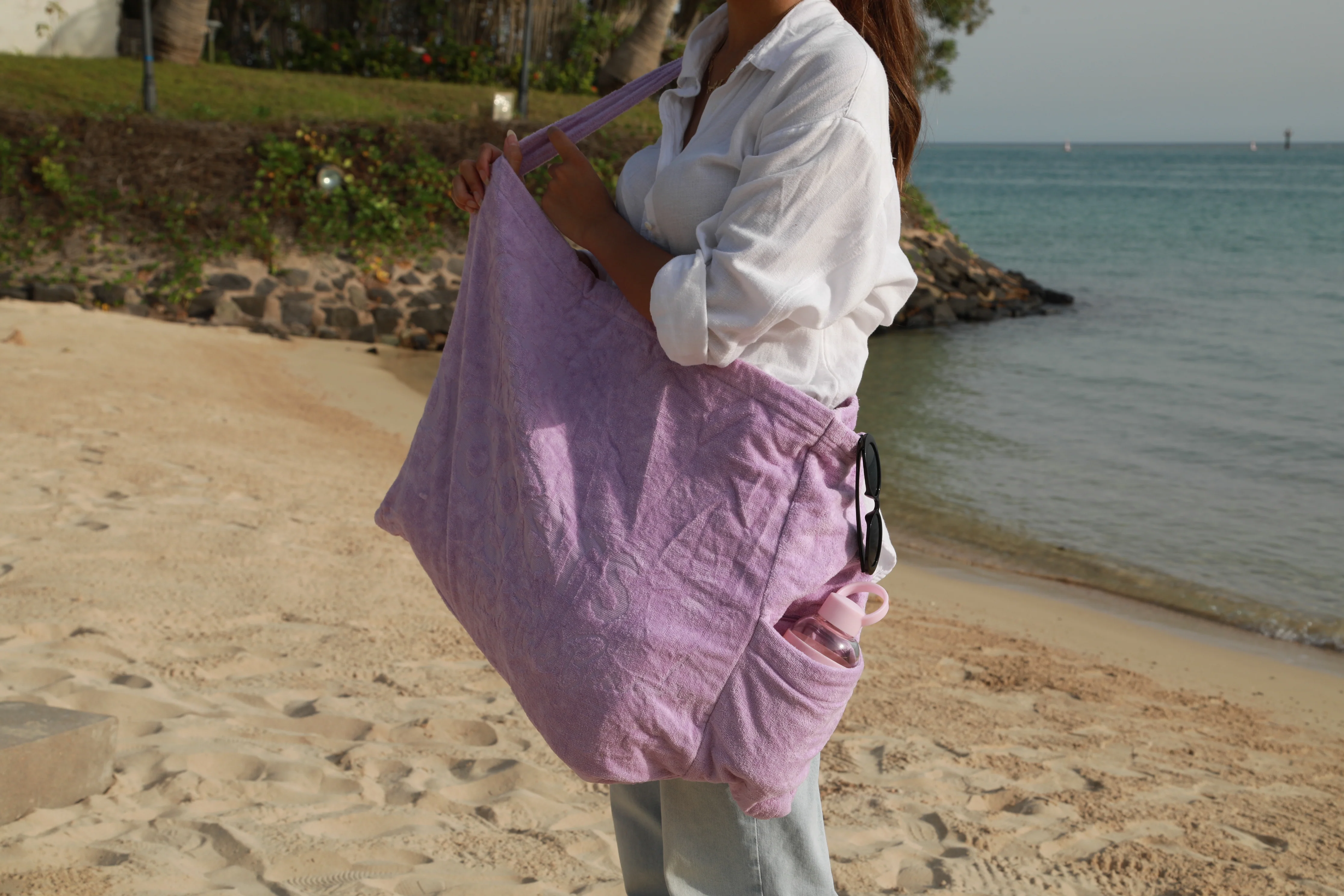 Purple Beach Bag - Image 3