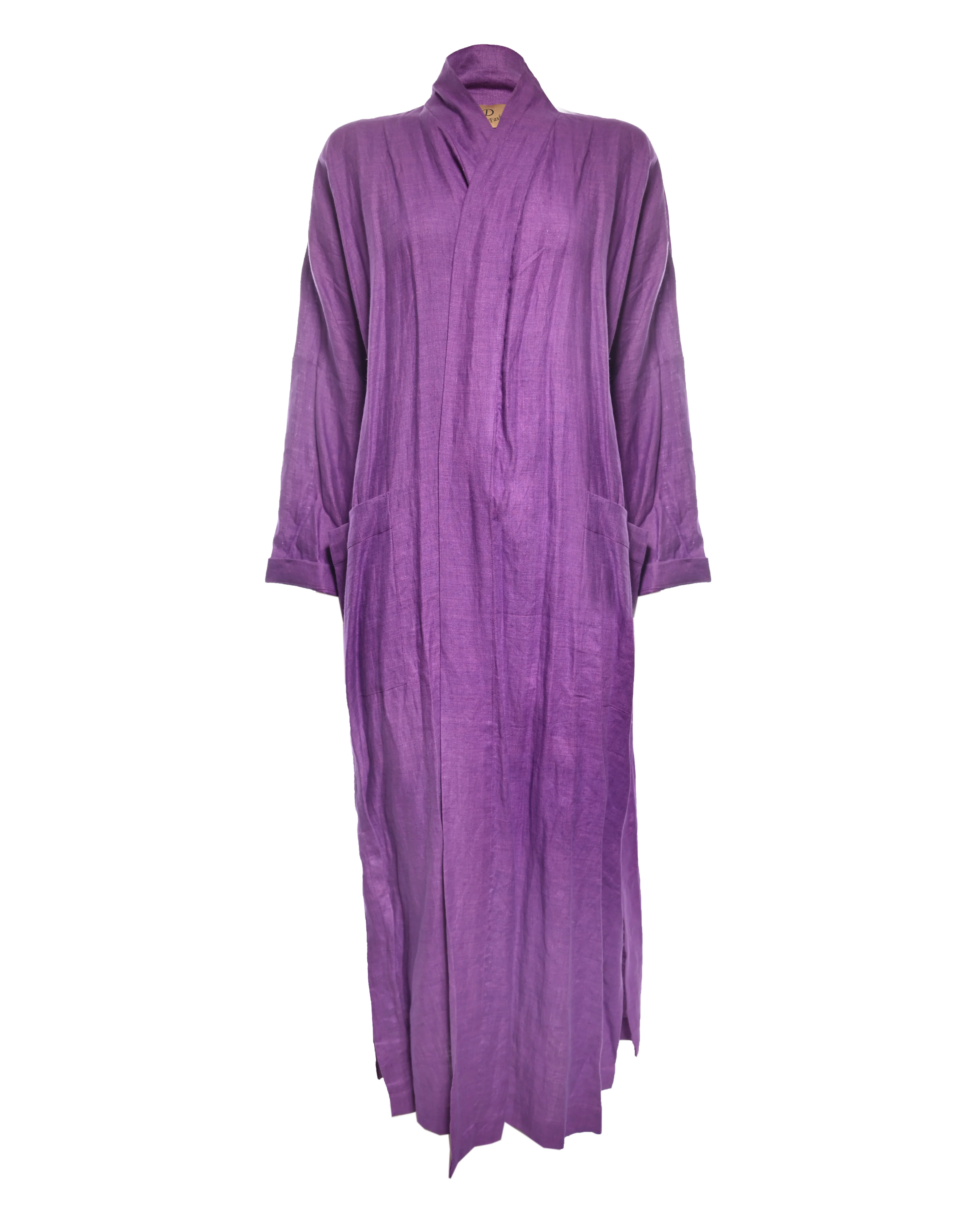 Purple Linen Abaya