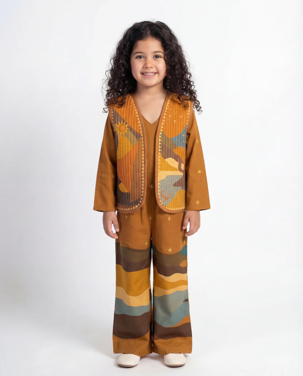 Ramlah Vest/Jumpsuit Set