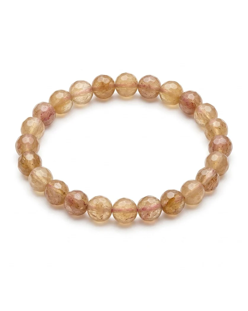 Rose Sandy Agate Bracelet