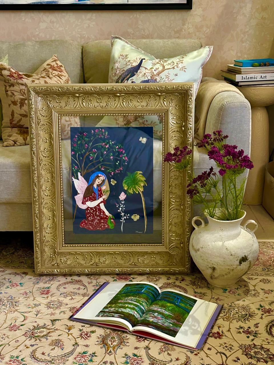 "Roses Tree" Framed Artwork - Image 2