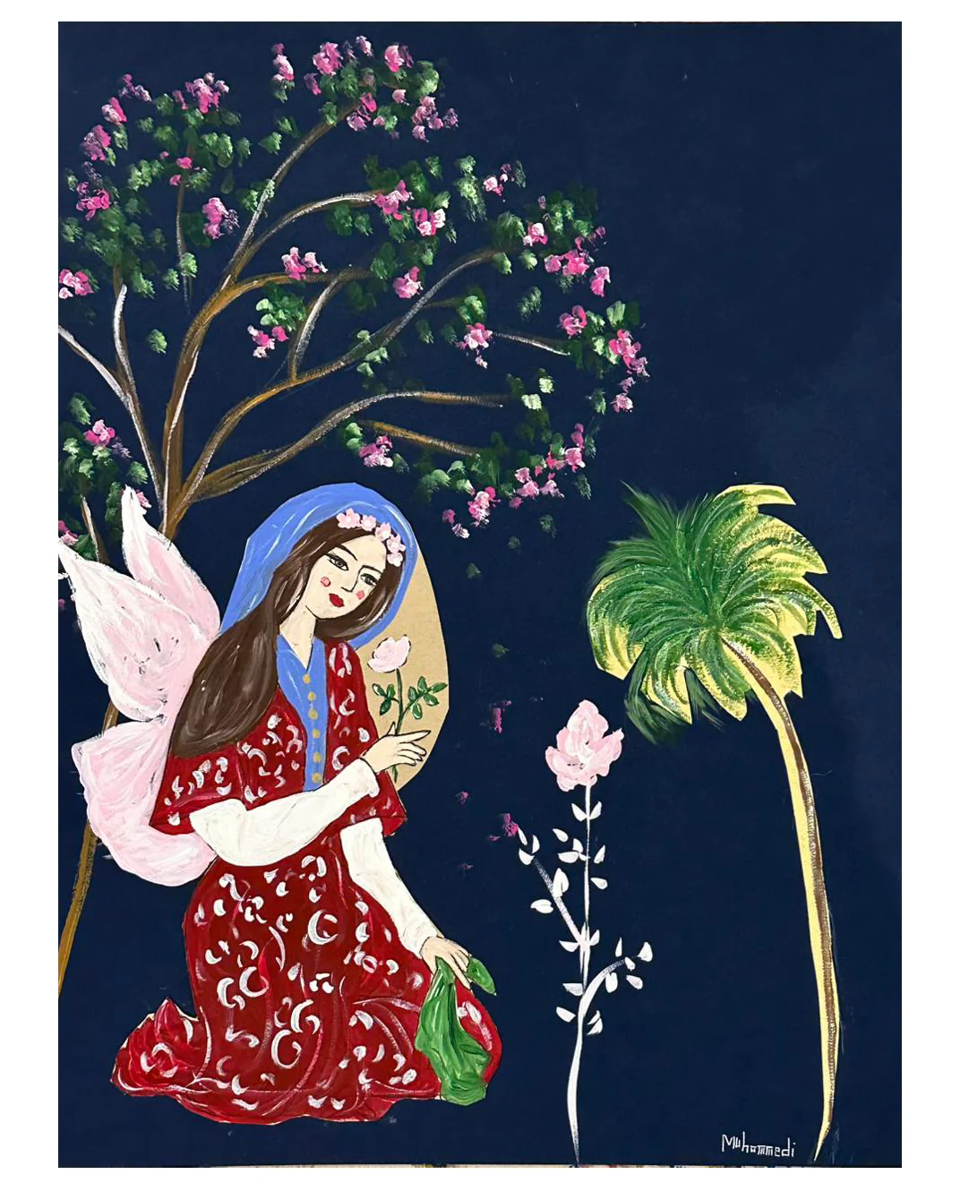 "Roses Tree" Framed Artwork - Image 3