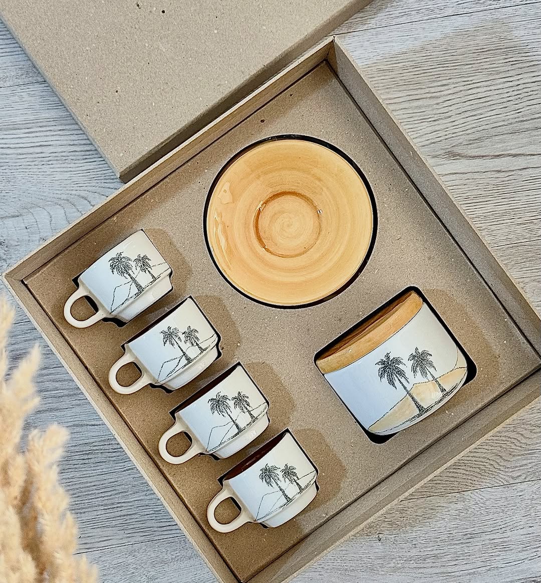 Sahara Turkish Coffee Cups Set